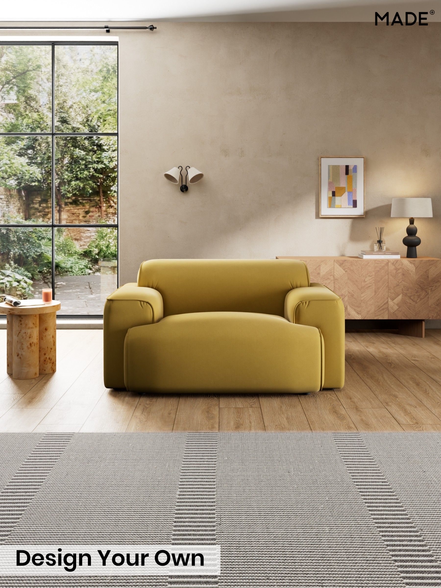 Cotton Velvet Blend/Honey Yellow - Avalon By Made