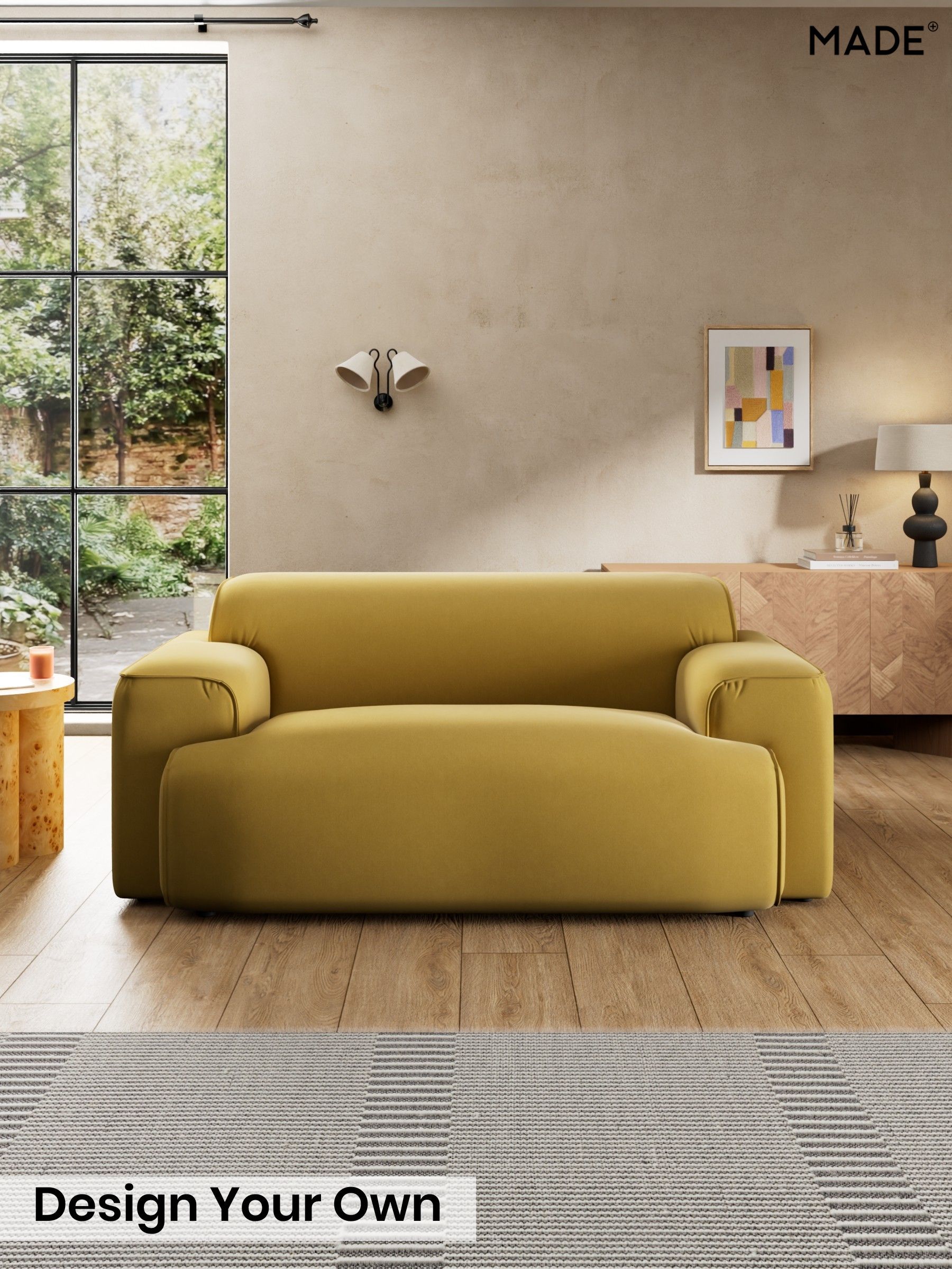 Cotton Velvet Blend/Honey Yellow - Avalon By Made