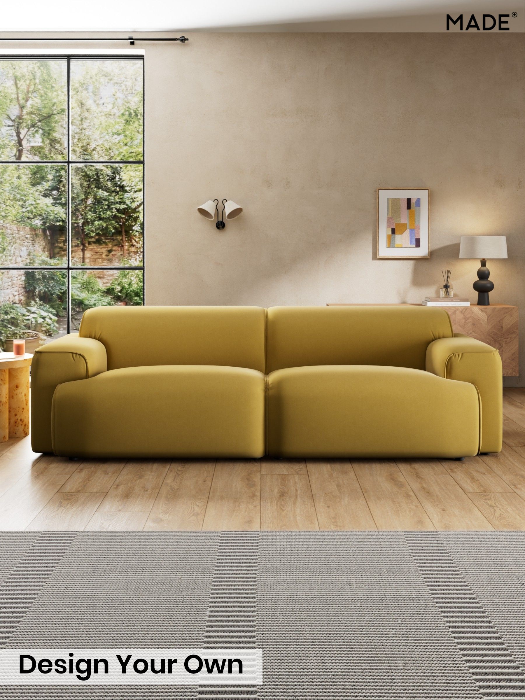 Cotton Velvet Blend/Honey Yellow - Avalon By Made