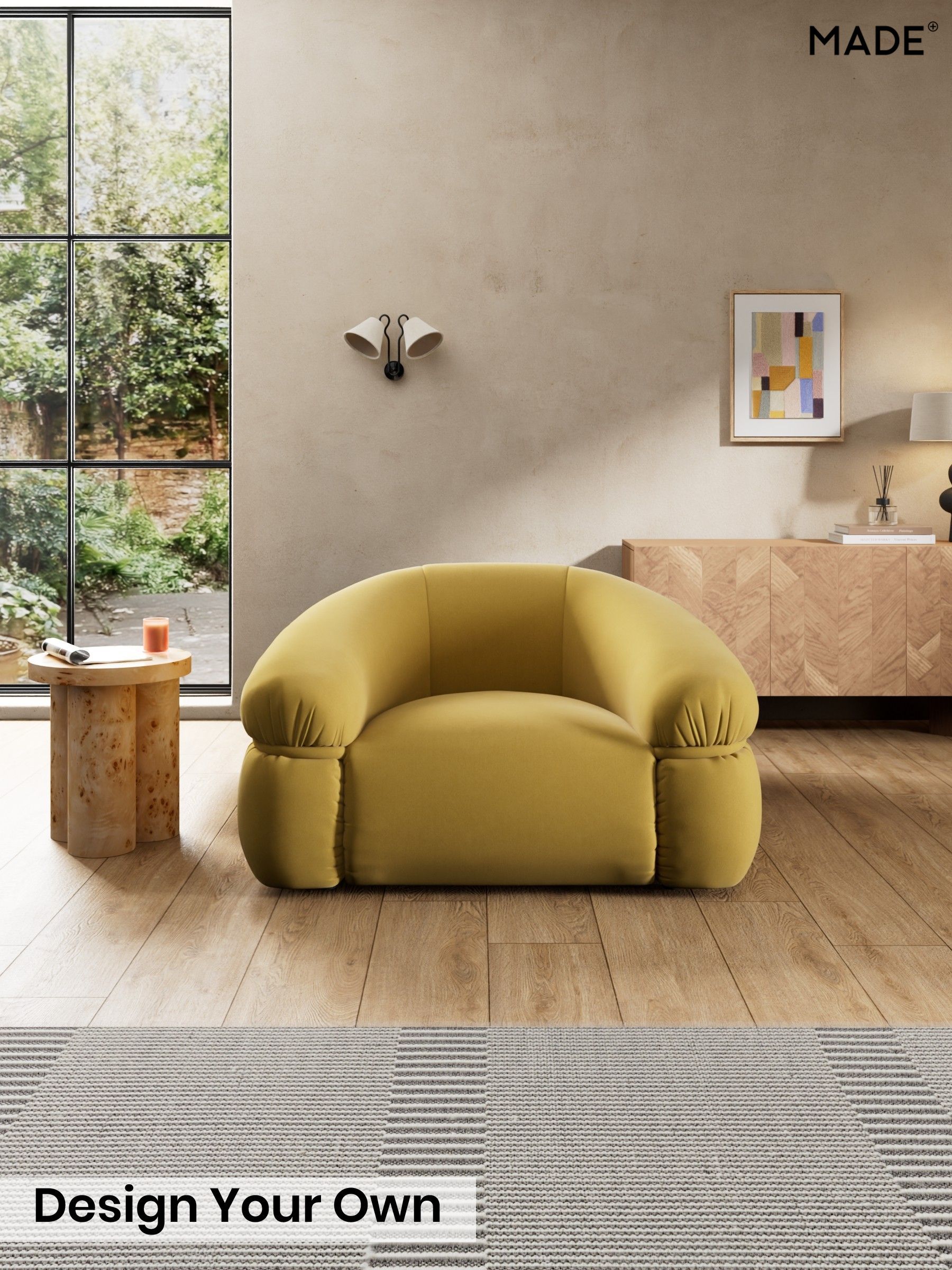 Cotton Velvet Blend/Honey Yellow - Soma By Made