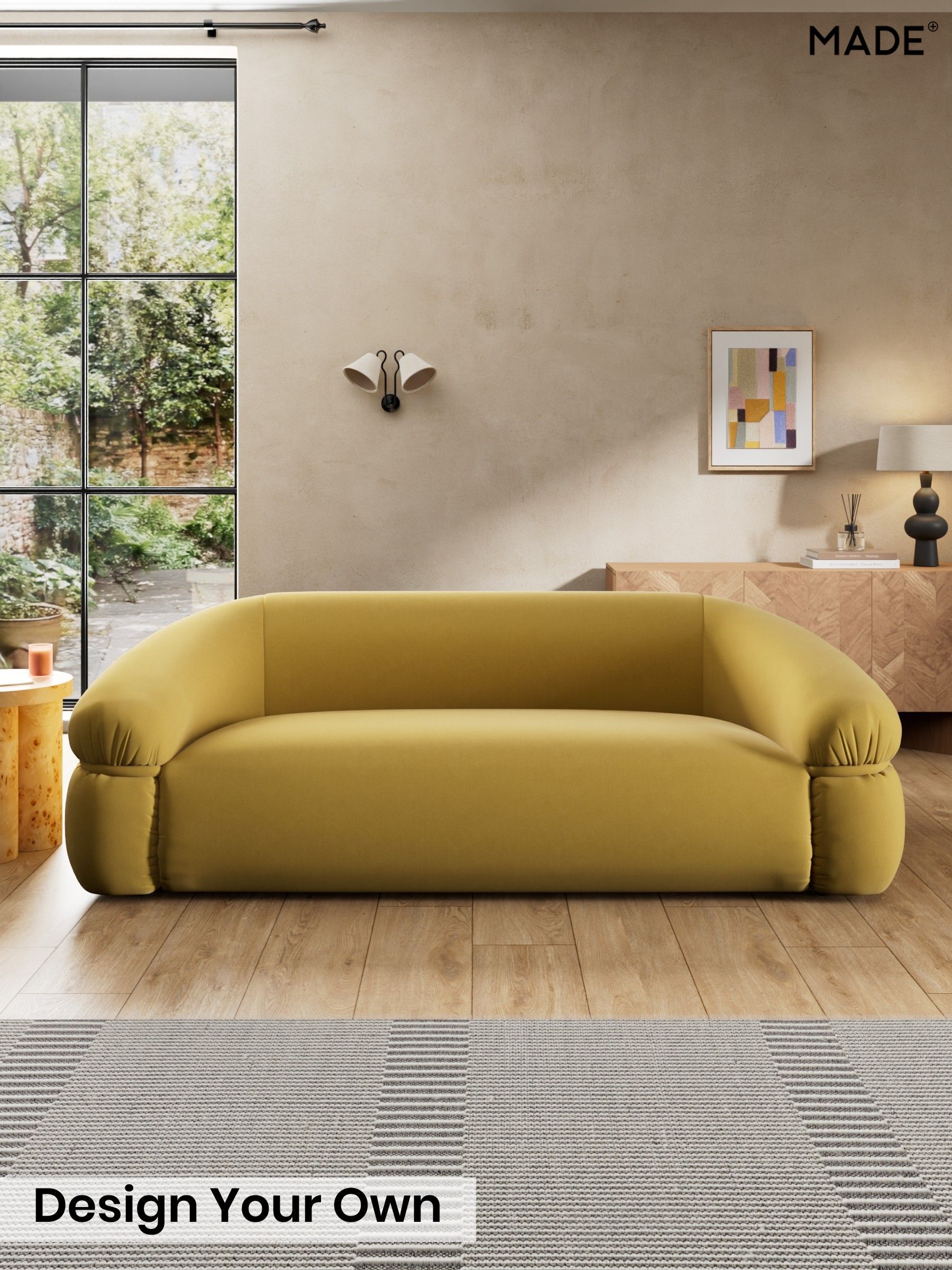 Cotton Velvet Blend/Honey Yellow - Soma By Made