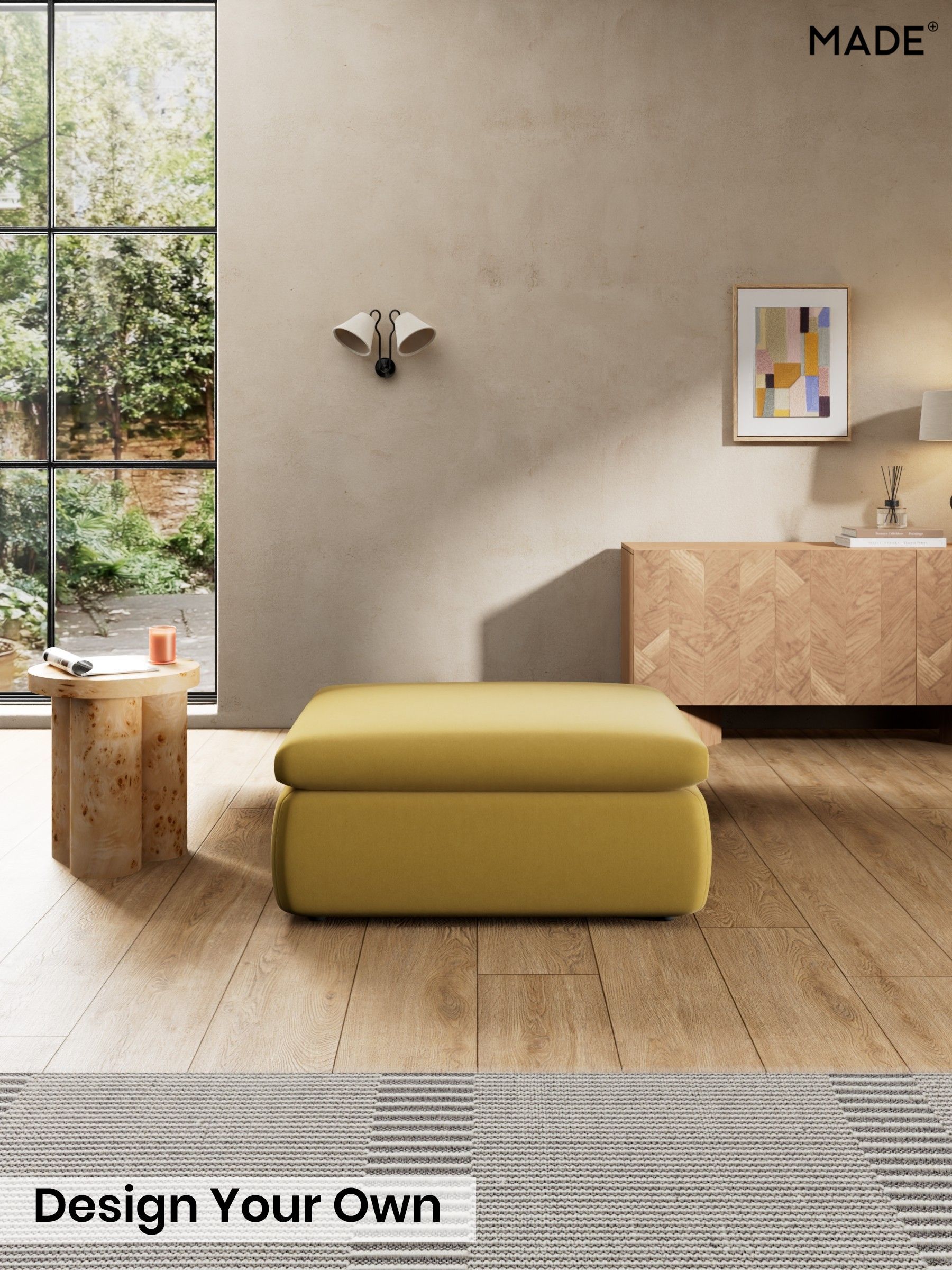 Cotton Velvet Blend/Honey Yellow - Jackson By Made