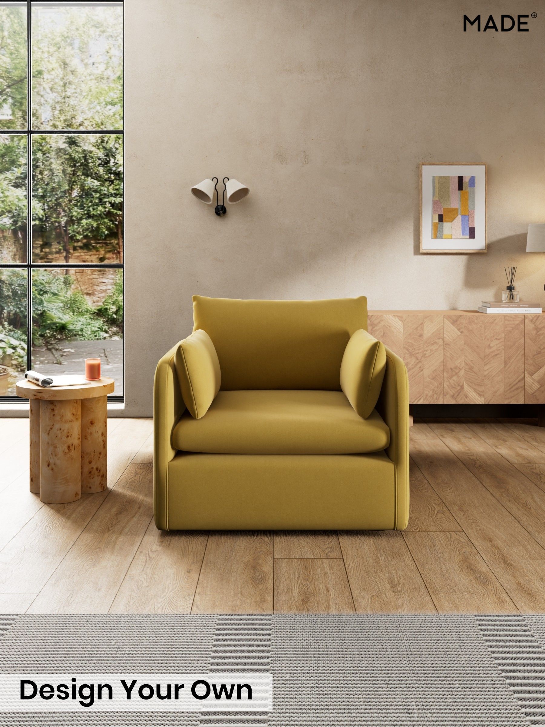 Cotton Velvet Blend/Honey Yellow - Jackson By Made