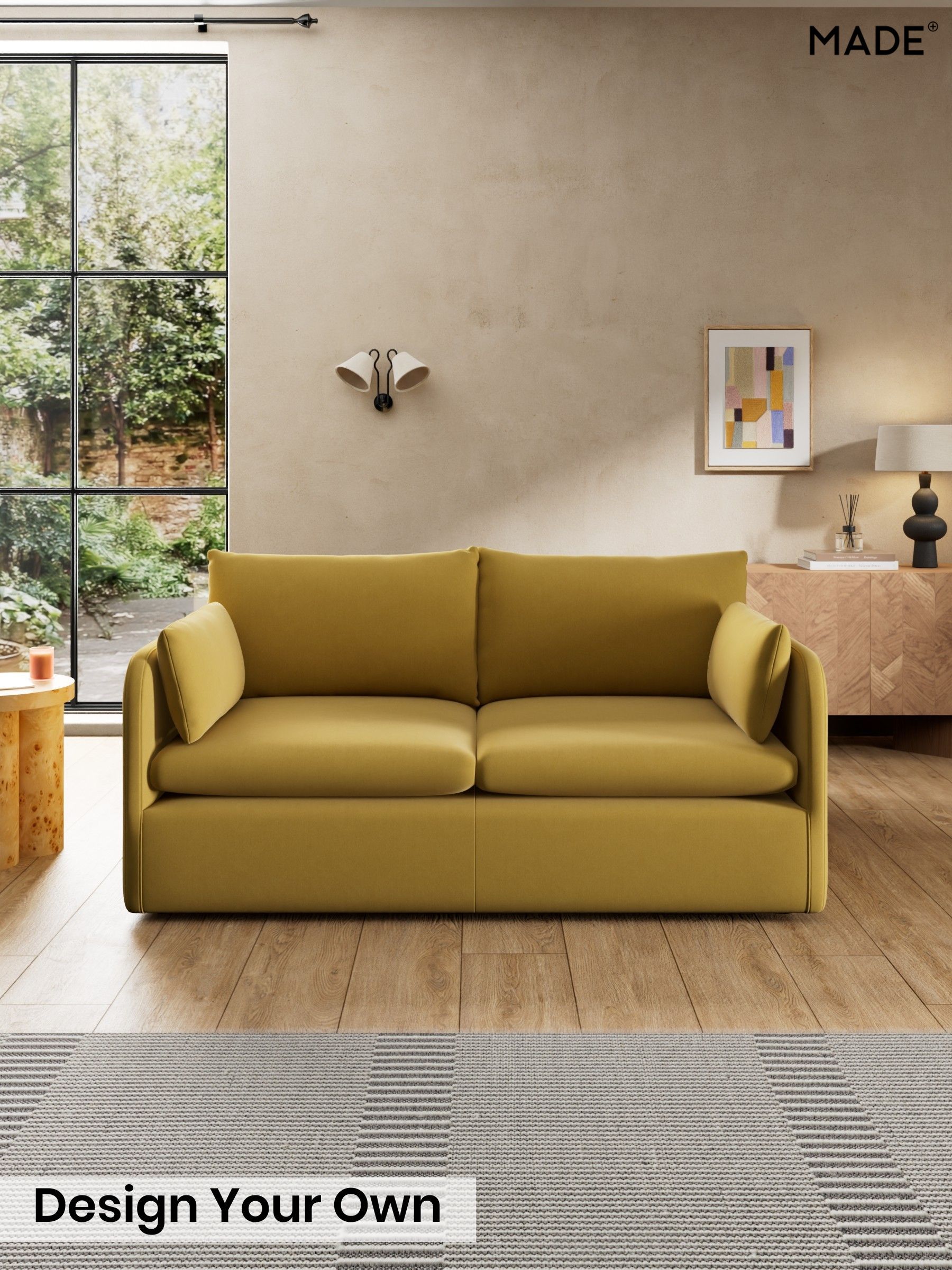 Cotton Velvet Blend/Honey Yellow - Jackson By Made