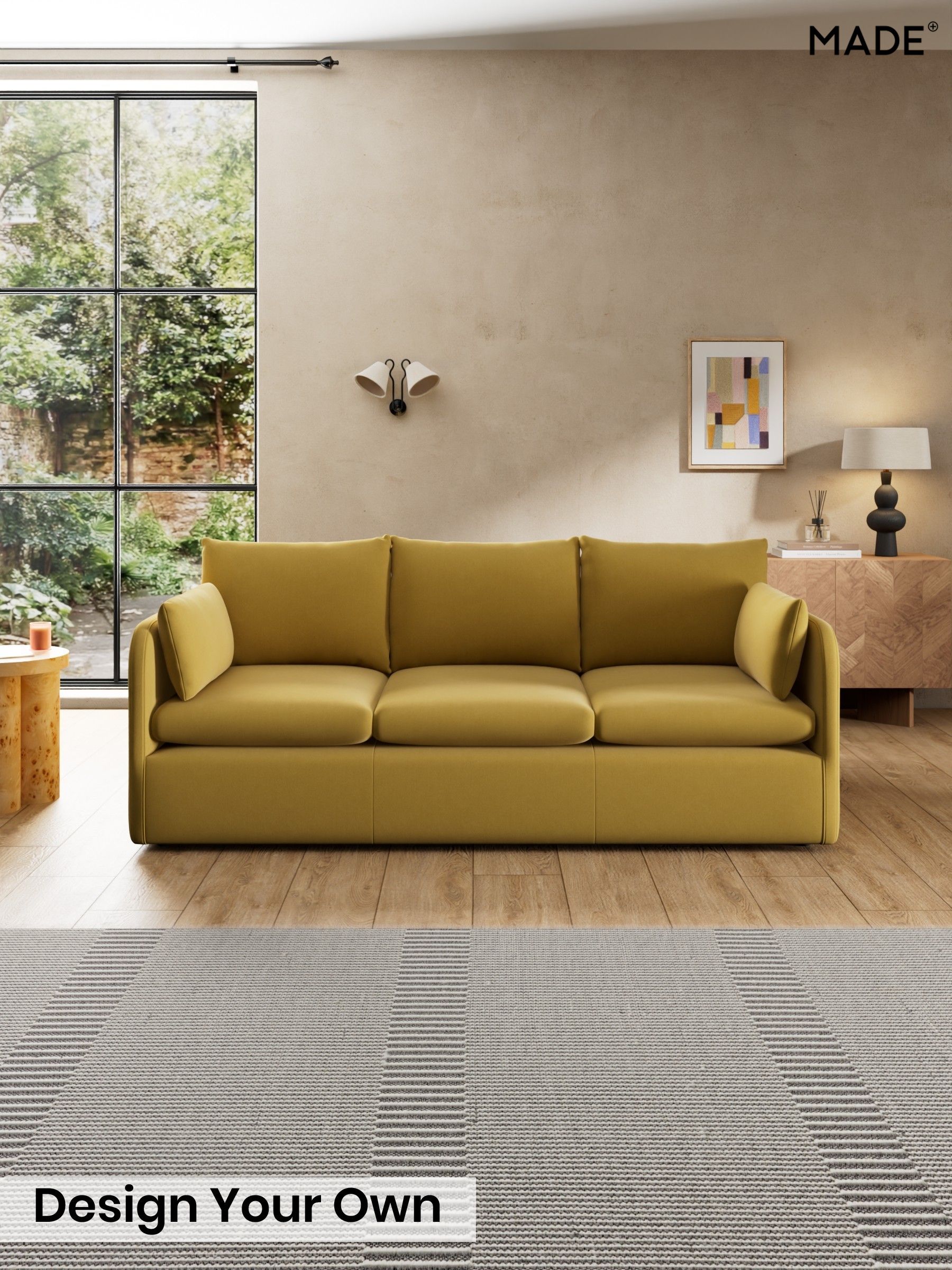 Cotton Velvet Blend/Honey Yellow - Jackson By Made
