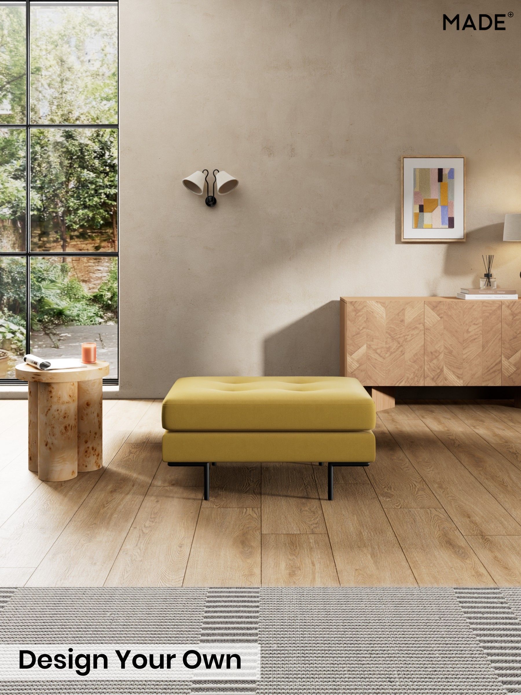 Cotton Velvet Blend/Honey Yellow - Harlow By Made