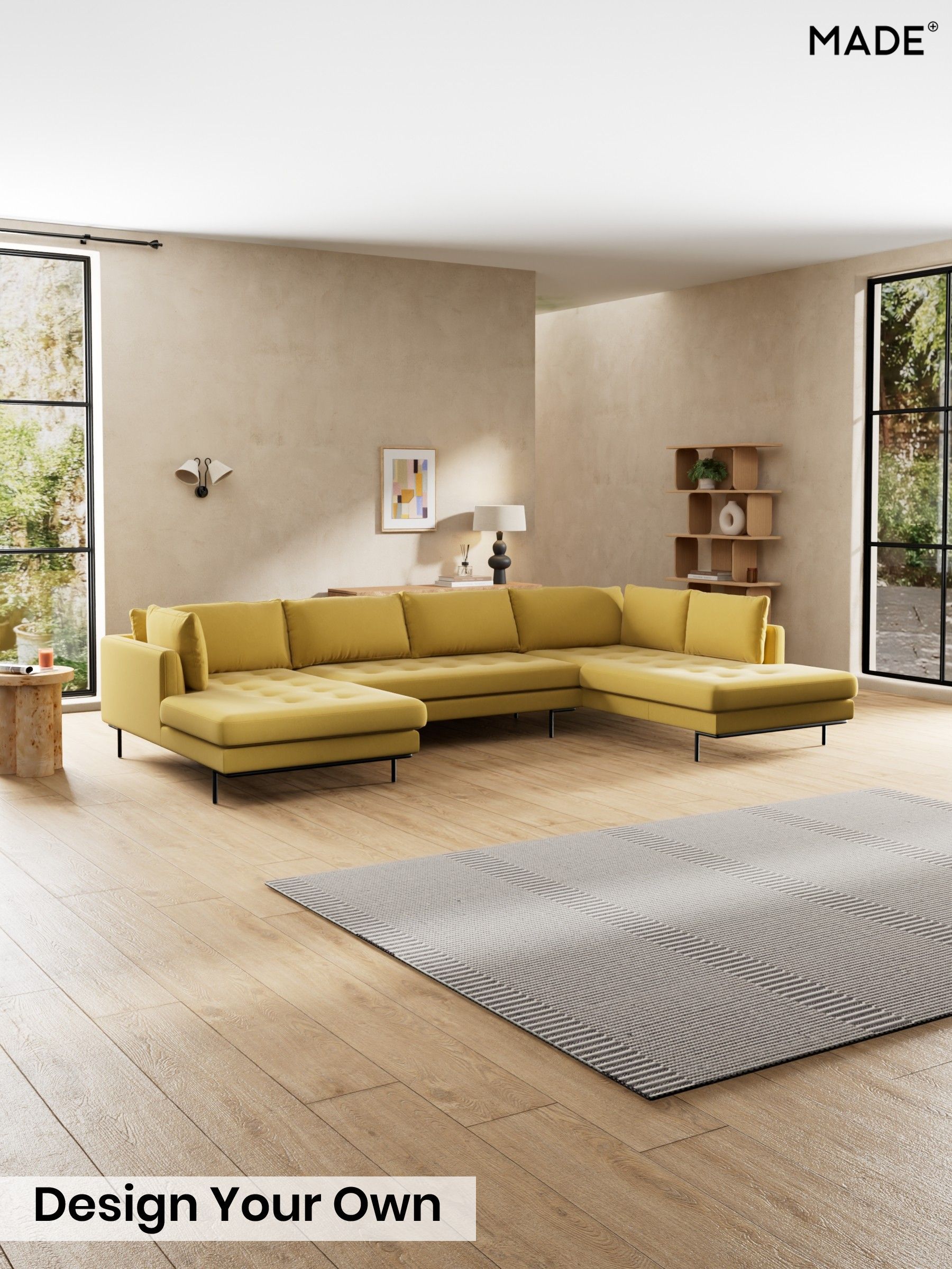 Cotton Velvet Blend/Honey Yellow - Harlow By Made