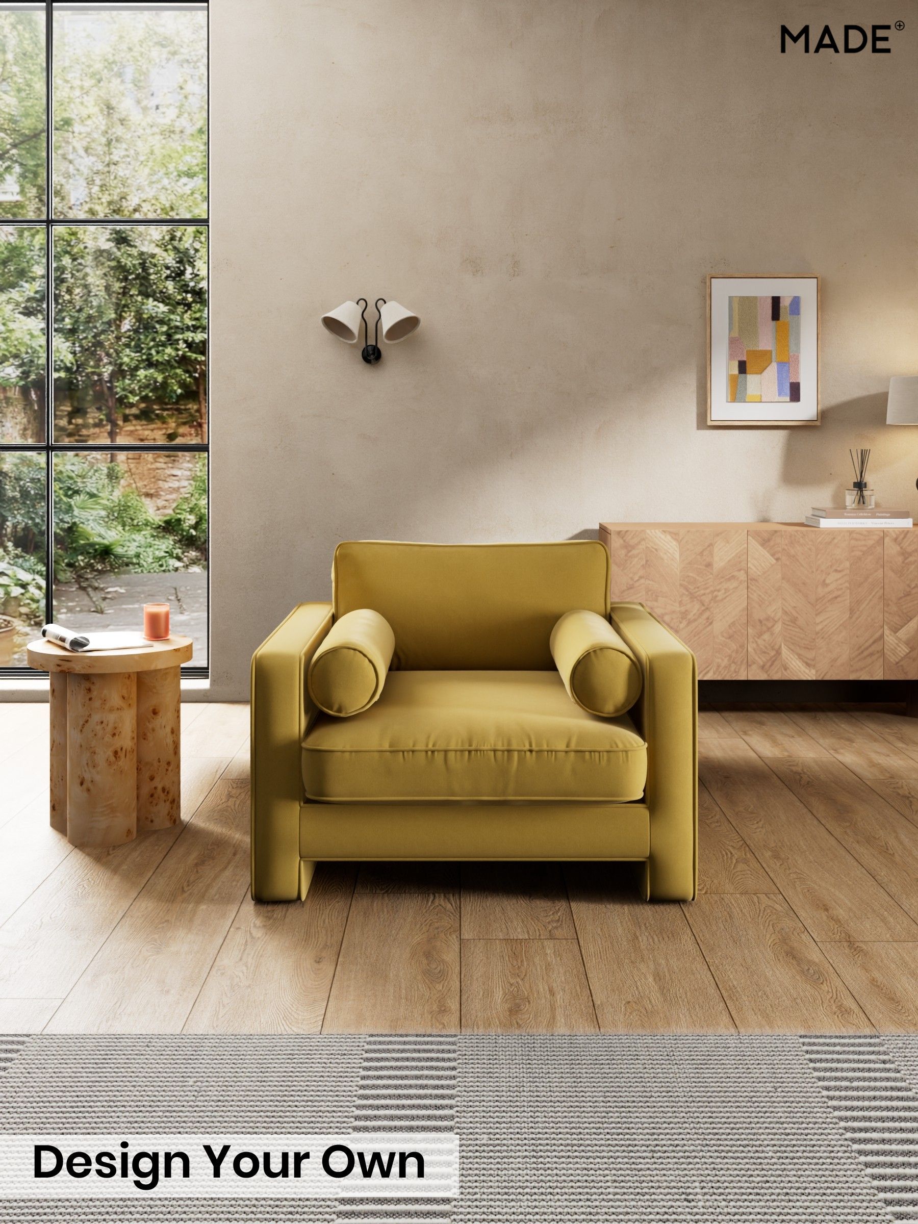 Cotton Velvet Blend/Honey Yellow - Holloway By Made