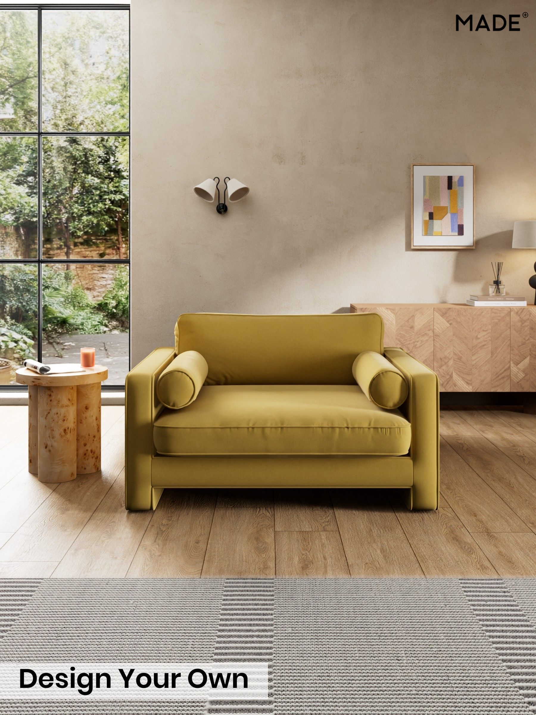 Cotton Velvet Blend/Honey Yellow - Holloway By Made