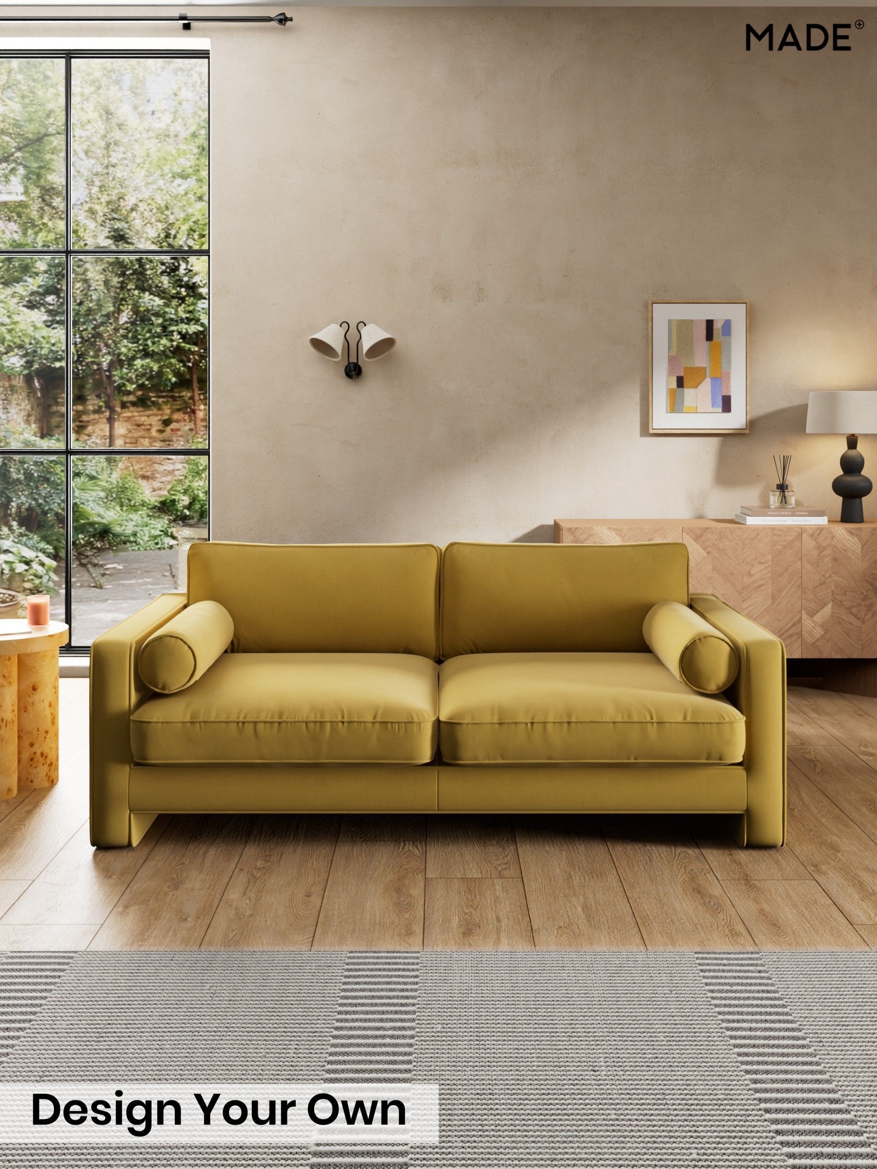 Cotton Velvet Blend/Honey Yellow - Holloway By Made