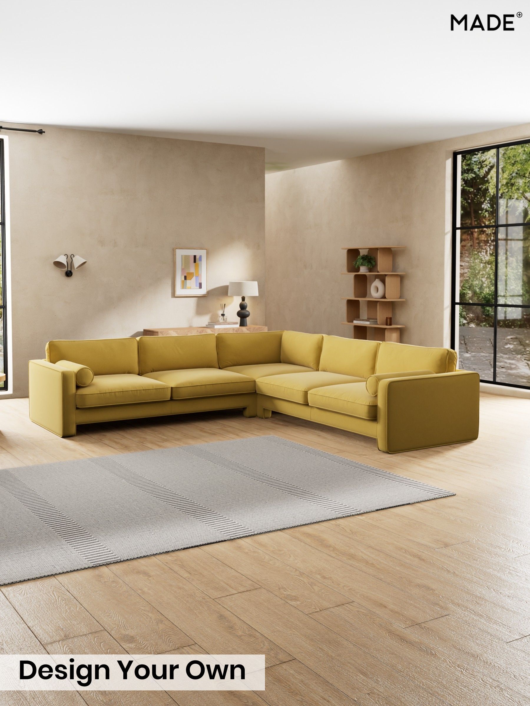 Cotton Velvet Blend/Honey Yellow - Holloway By Made
