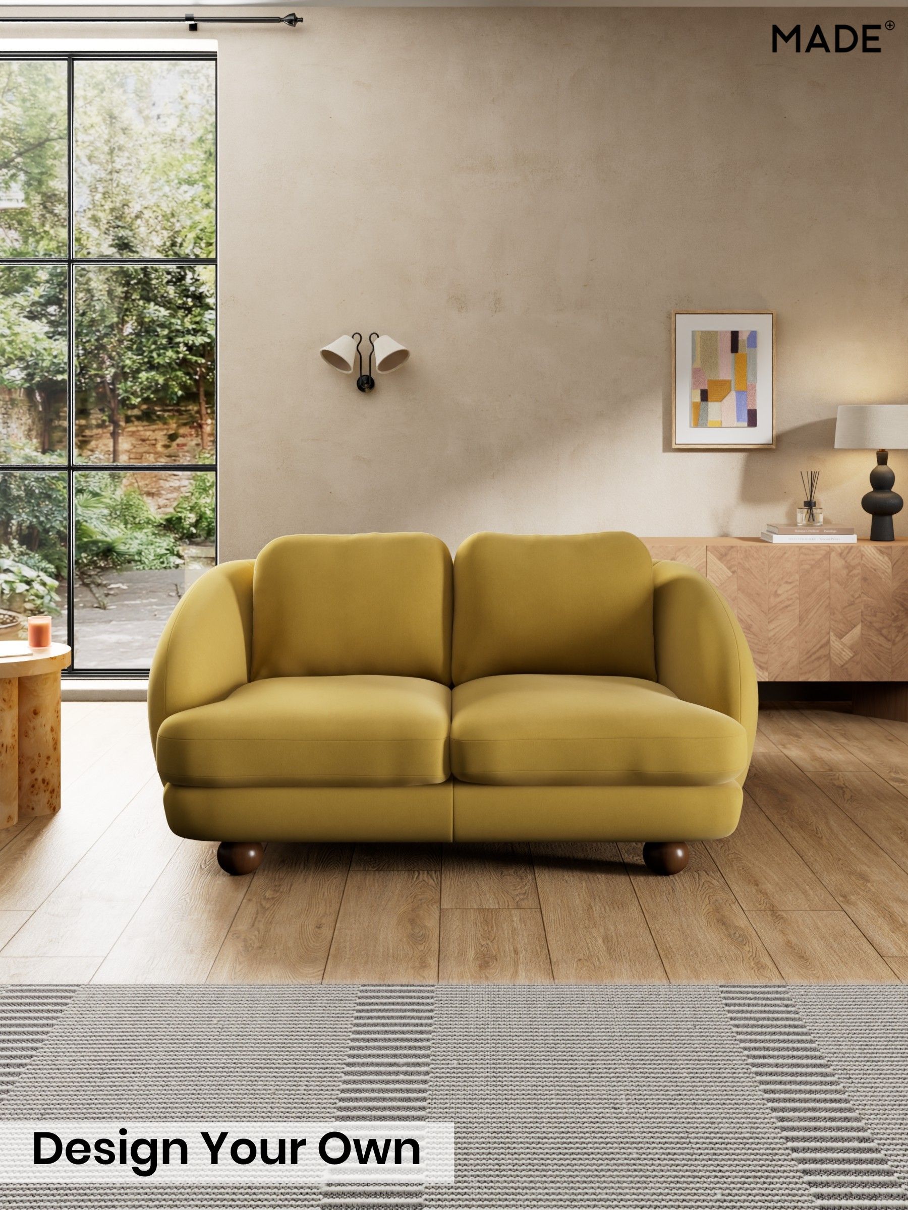Cotton Velvet Blend/Honey Yellow - Madris By Made