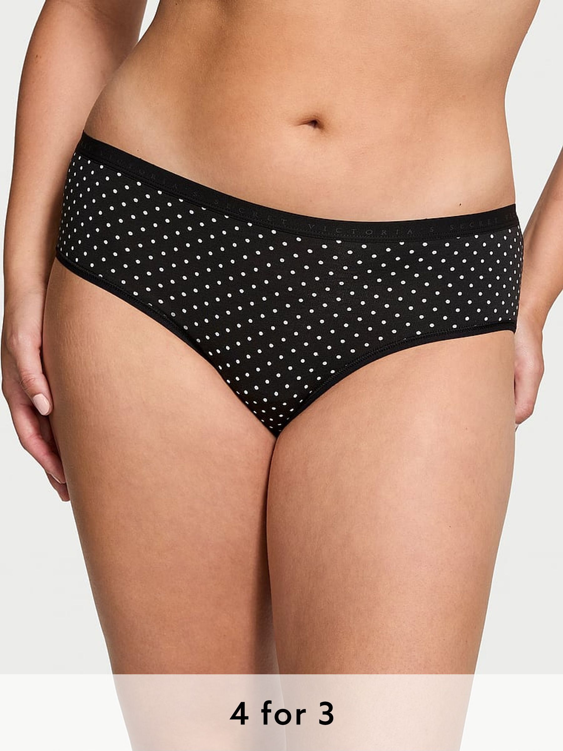 Black Dots Hipster Knickers (Q75096) | £9