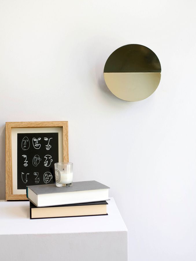 Houseof. Brass Round Diffuser Wall Light (Q75368) | £150