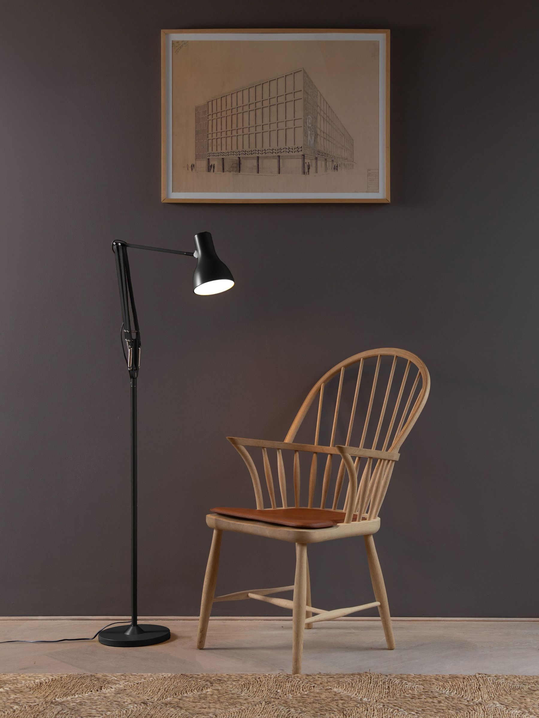 Anglepoise Black Type 75™ Floor Lamp (Q75823) | £290