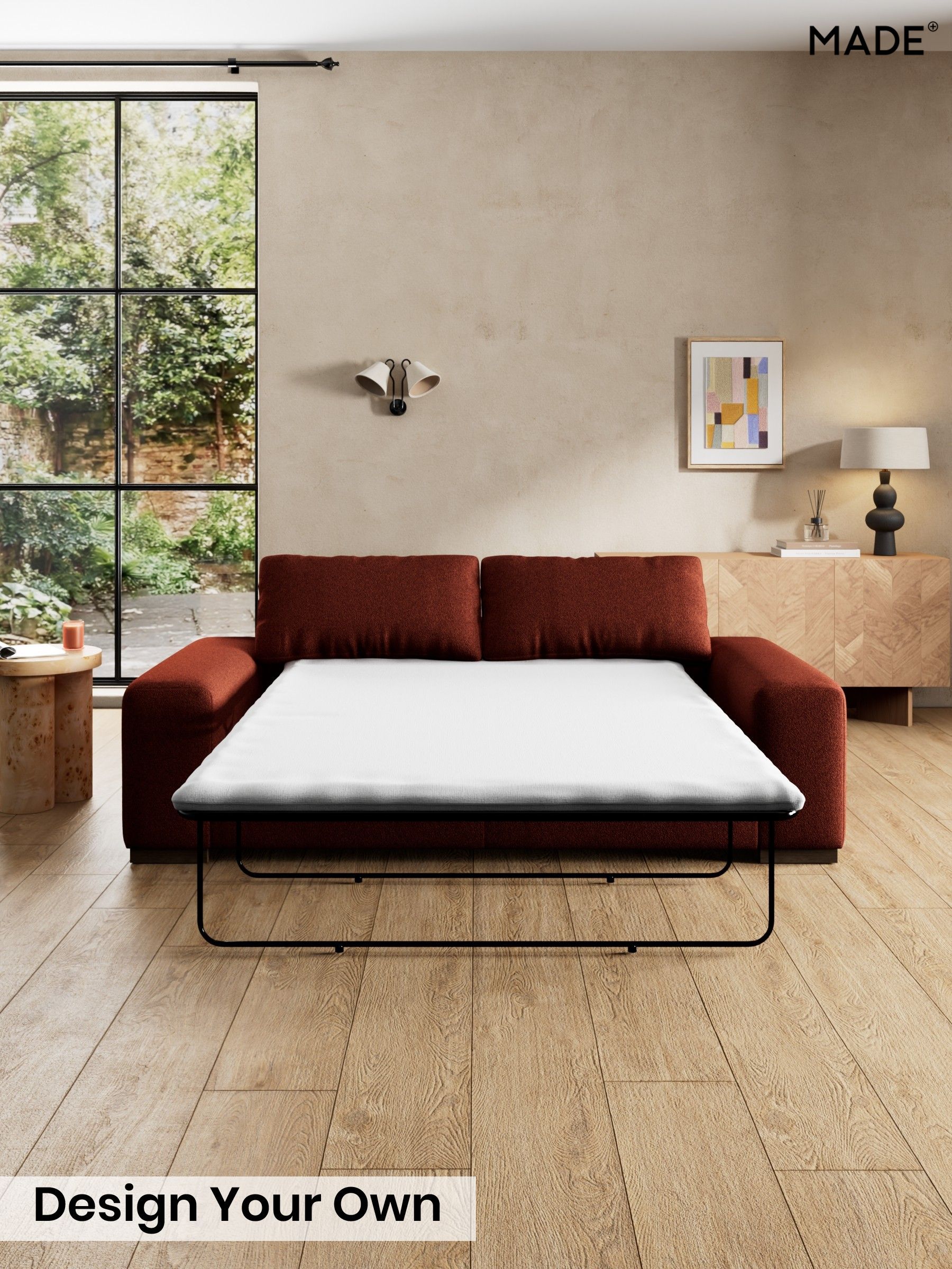 Soft Touch Boucle/Rust Orange - Melbourne By Made