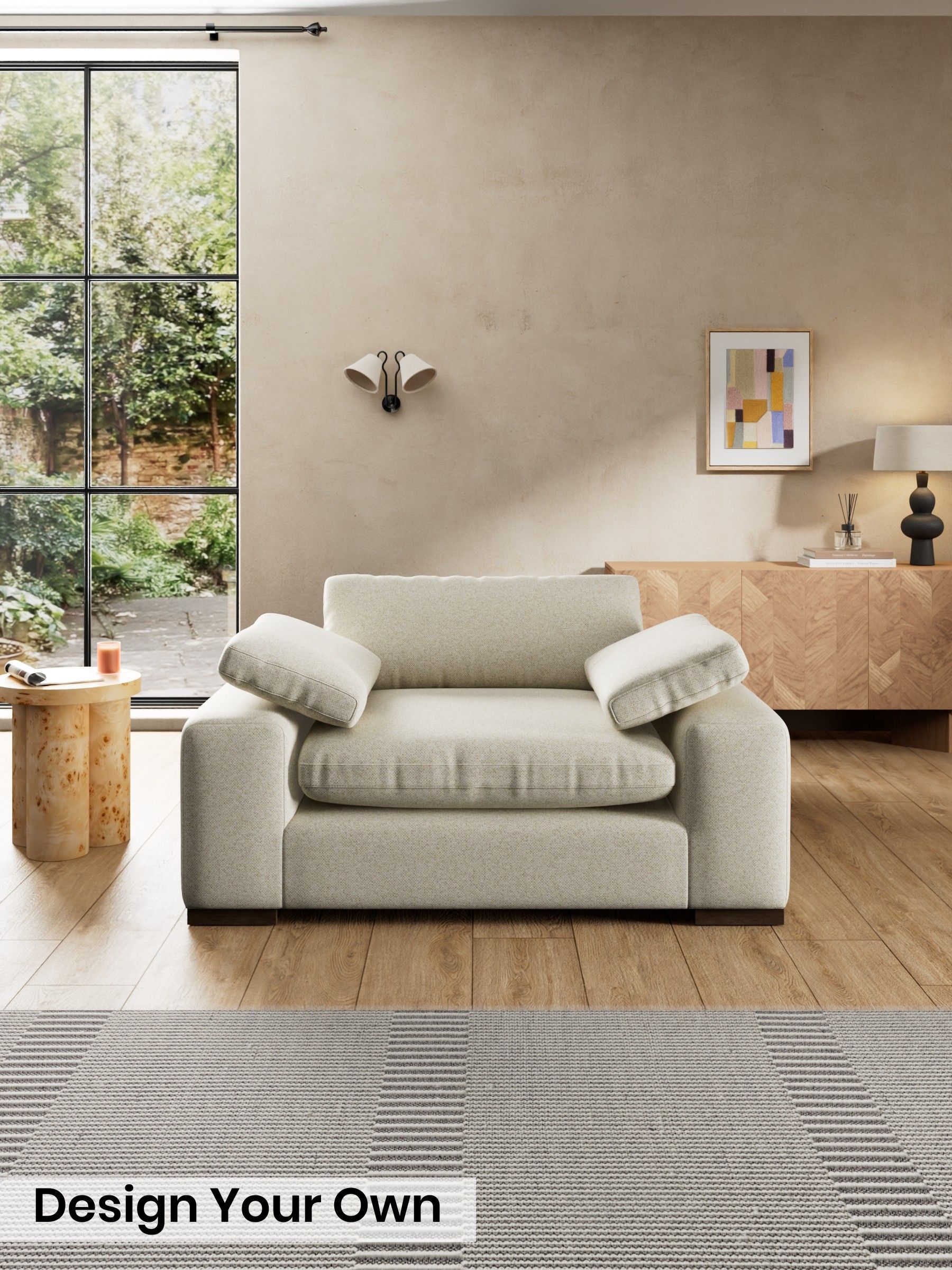 Basket Weave/Natural Stone - Melbourne By Made
