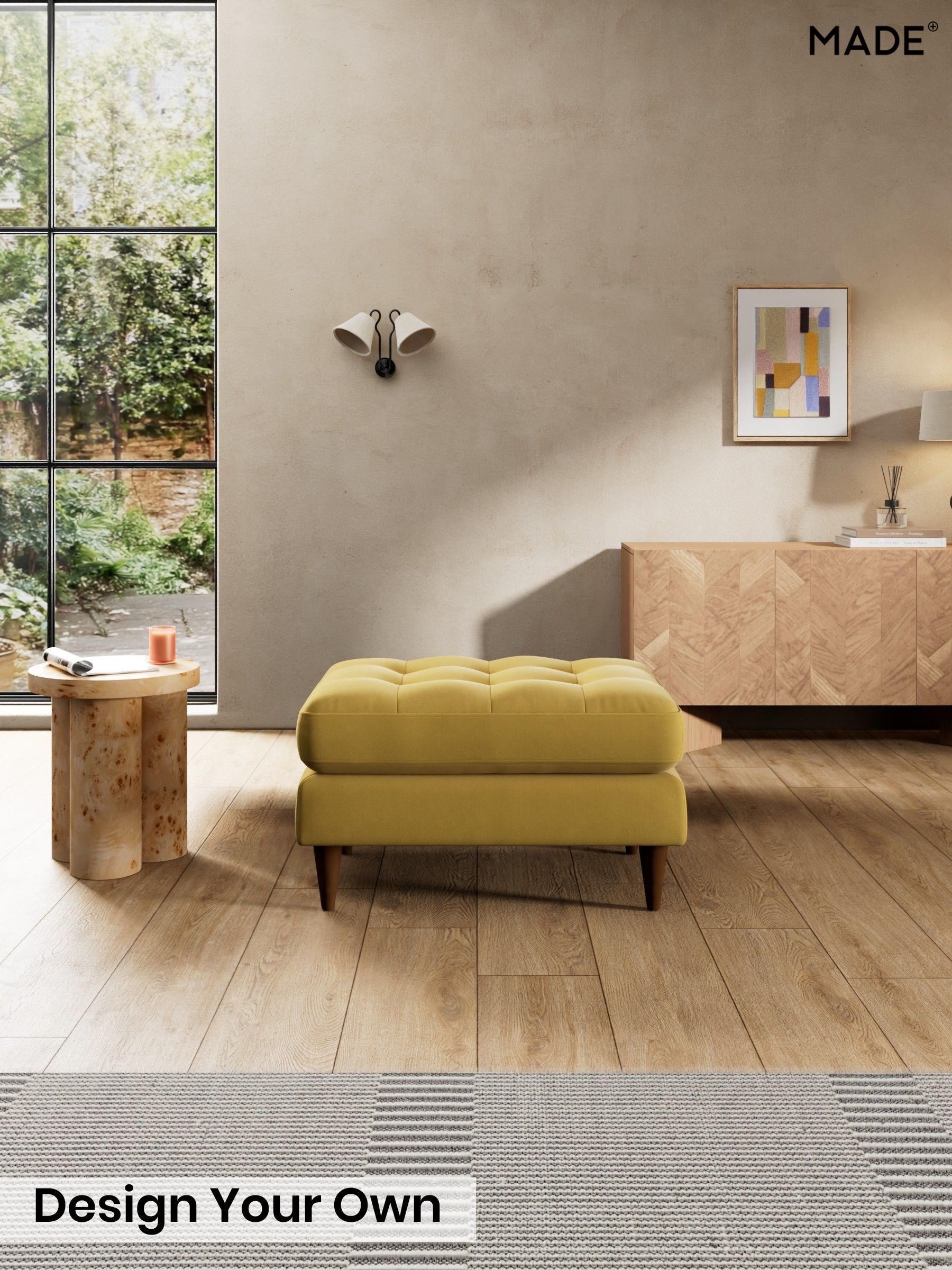 Cotton Velvet Blend/Honey Yellow - Scott By Made