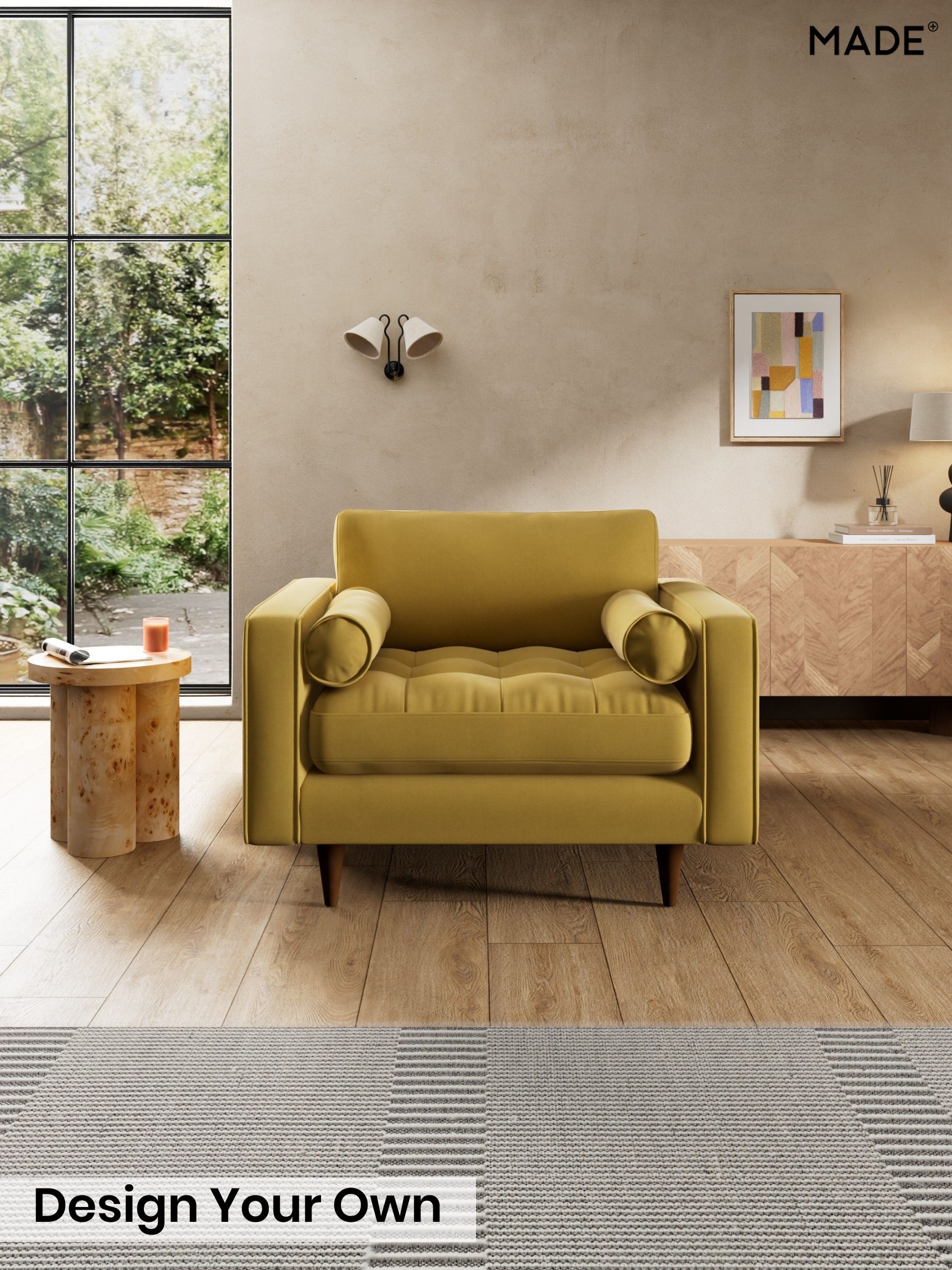 Cotton Velvet Blend/Honey Yellow - Scott By Made