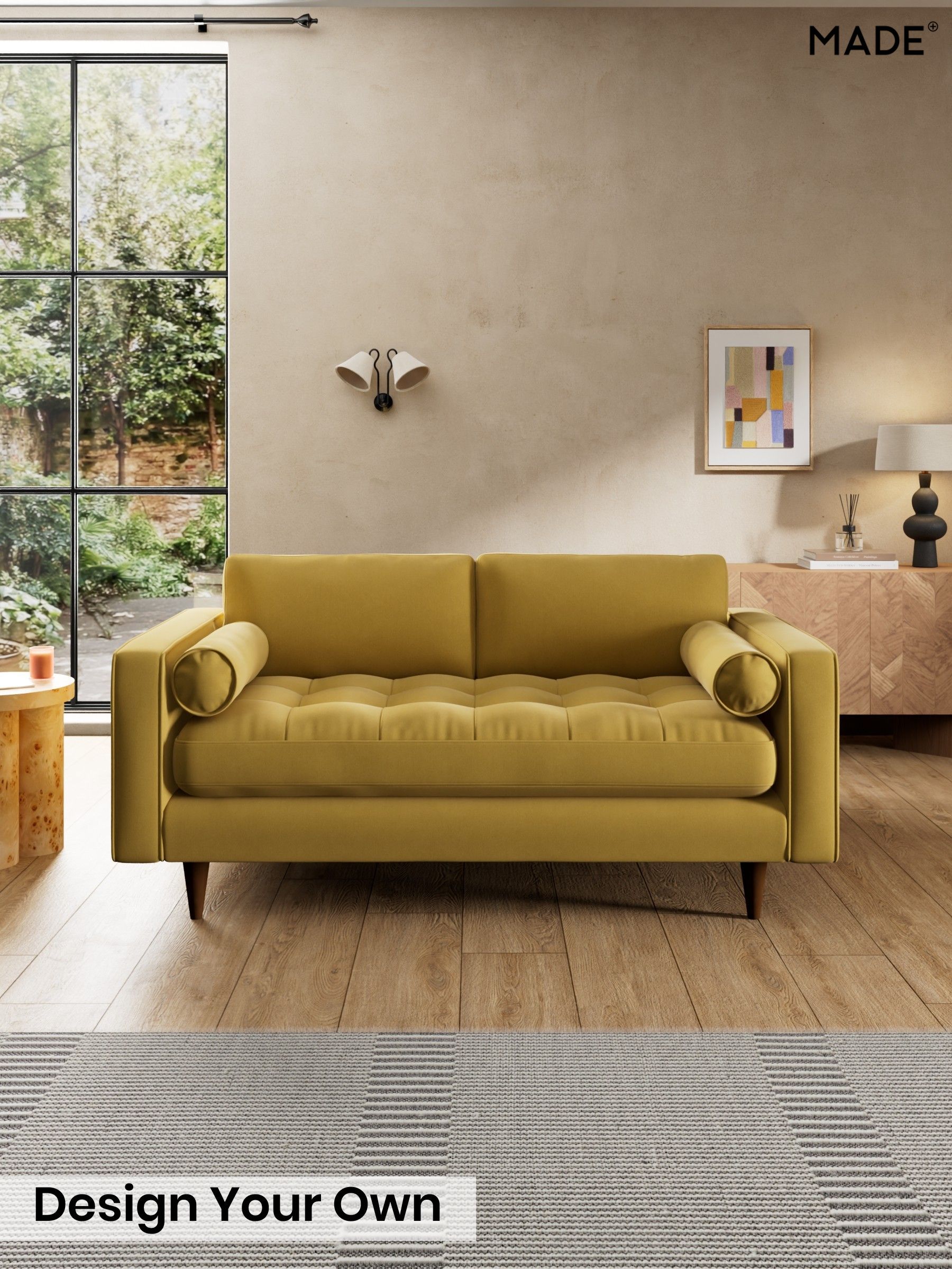 Cotton Velvet Blend/Honey Yellow - Scott By Made