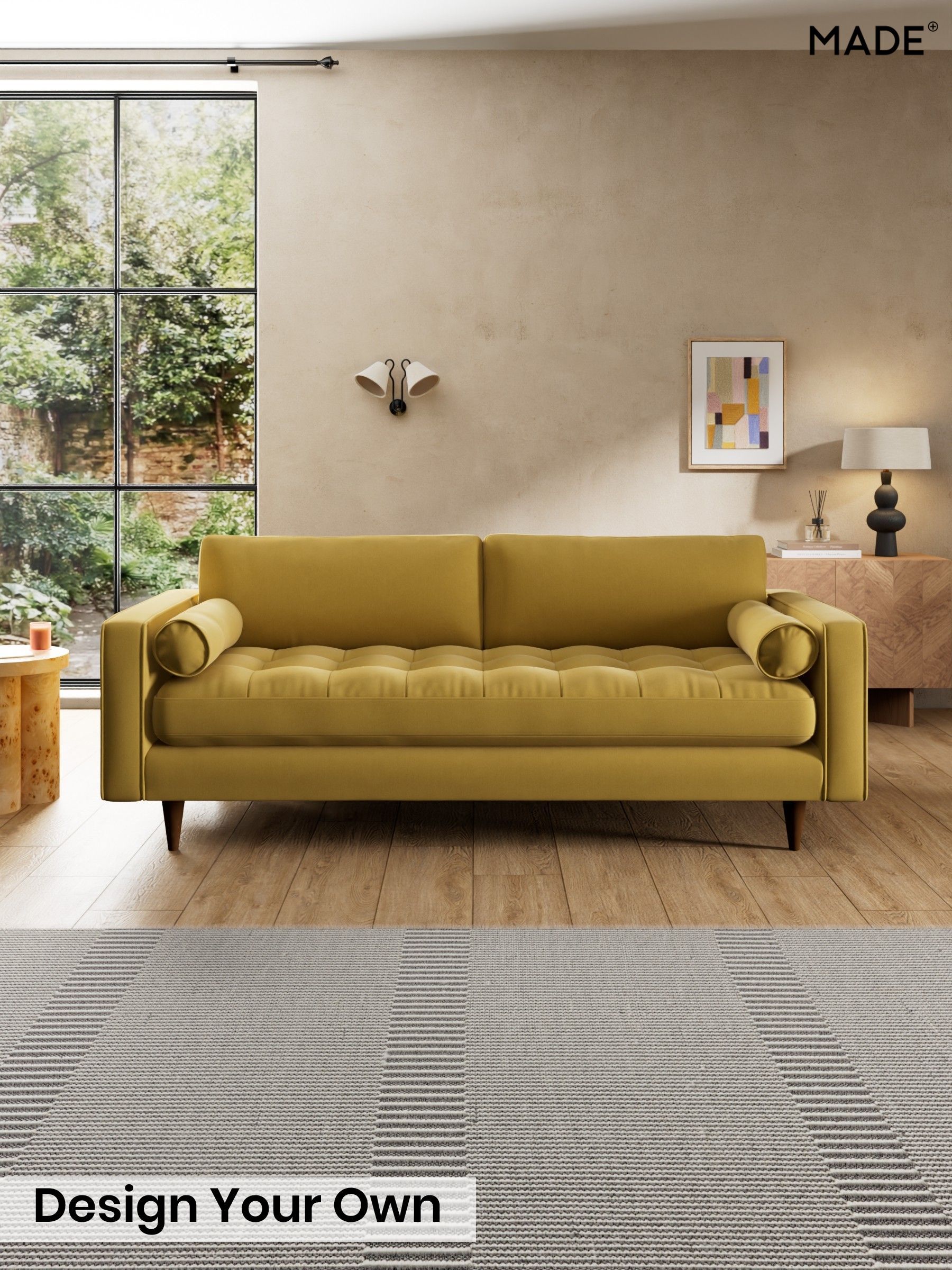 Cotton Velvet Blend/Honey Yellow - Scott By Made