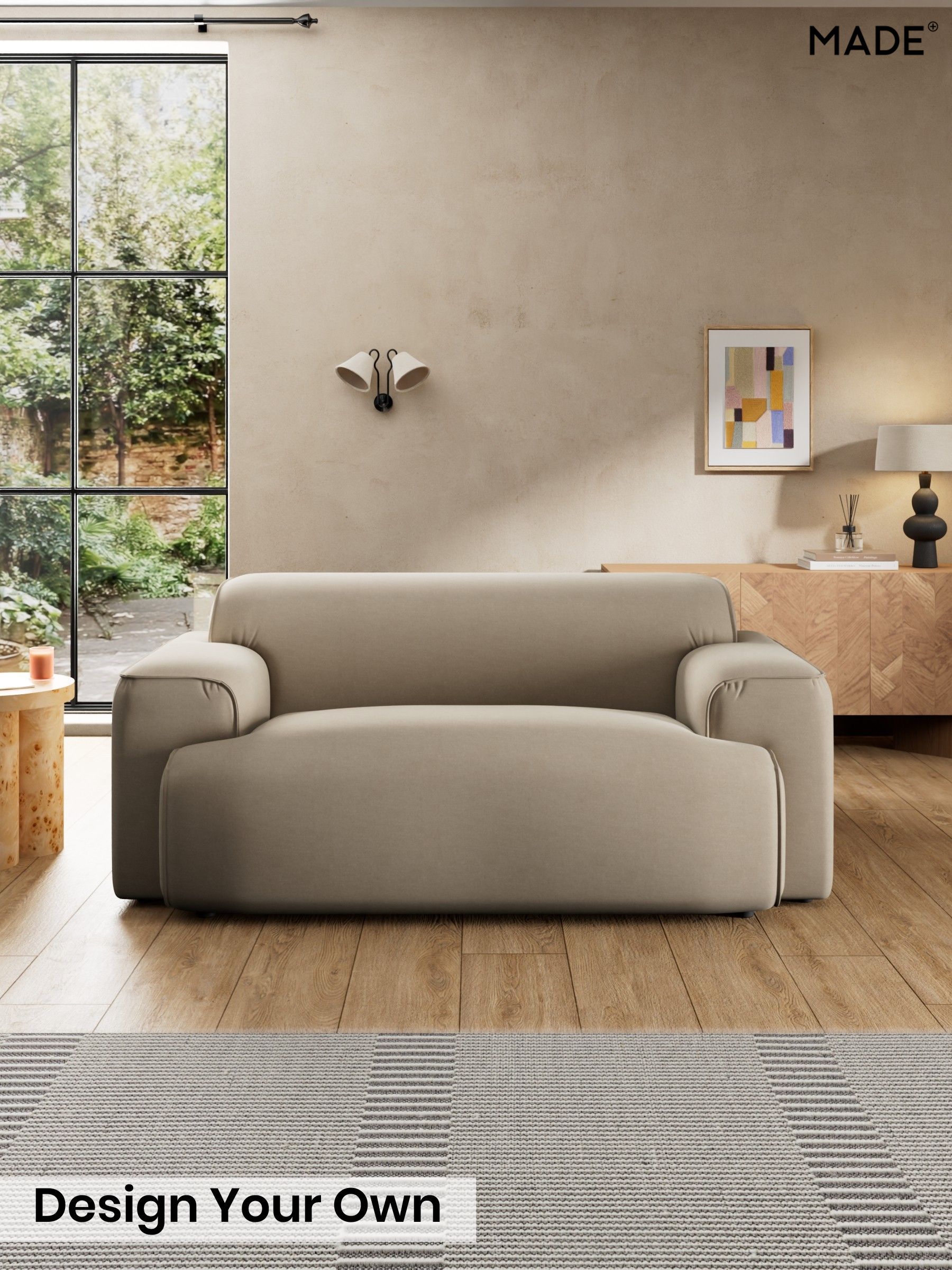 Cotton Velvet Blend/Mid Natural - Avalon By Made