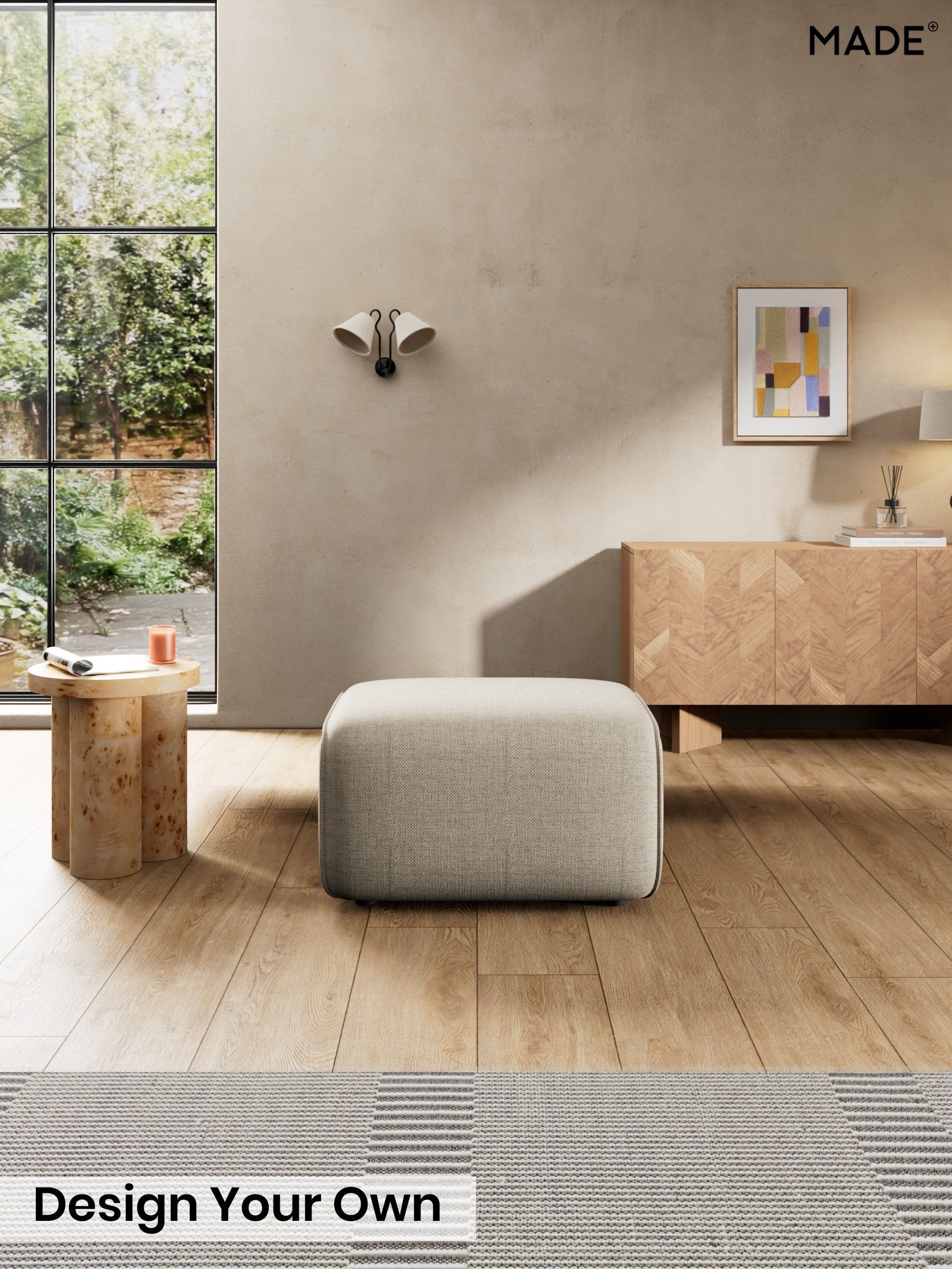 Basket Weave/Mid Natural - Avalon By Made