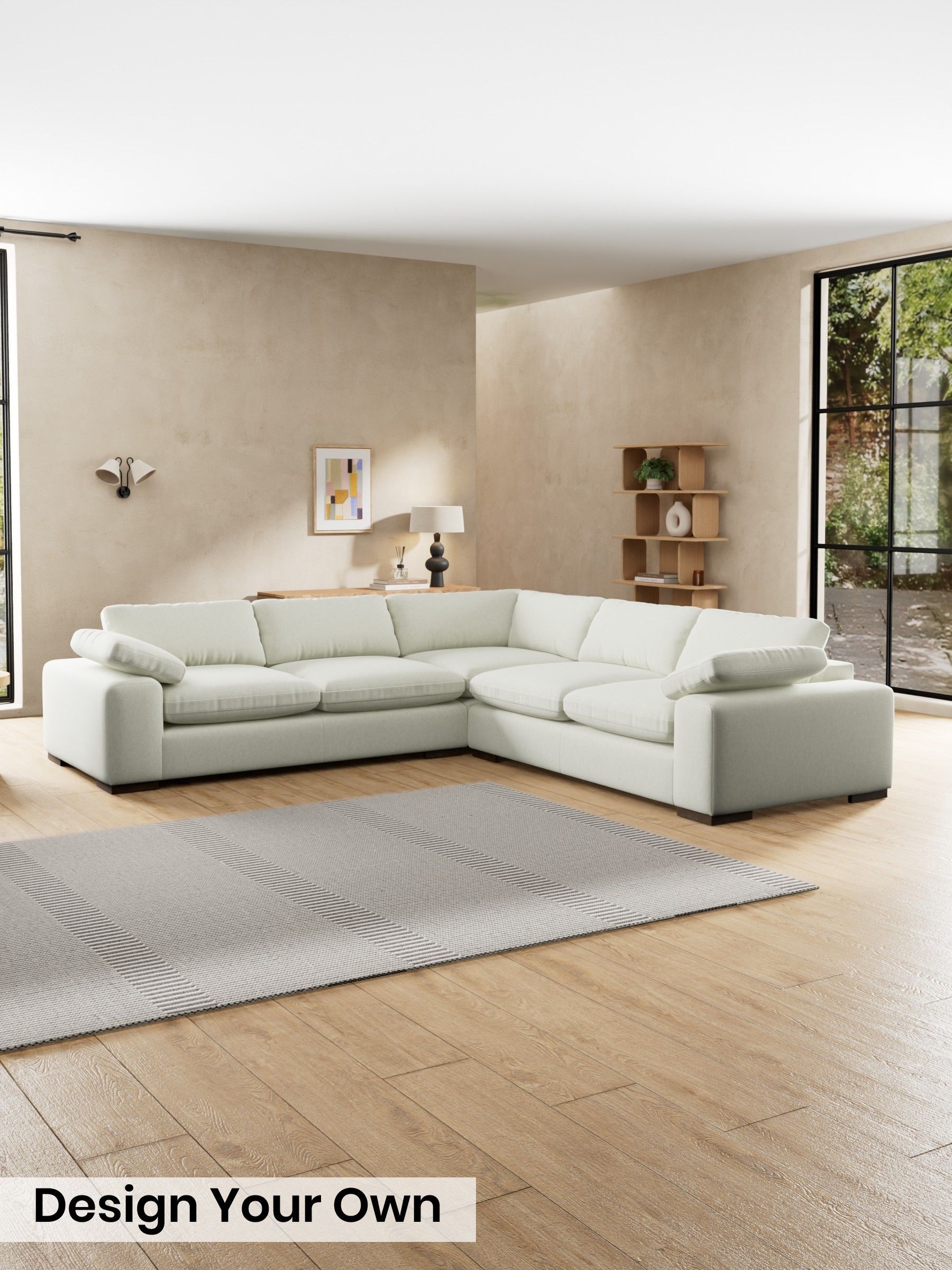 Textured Slub Weave/Light Natural - Melbourne By Made