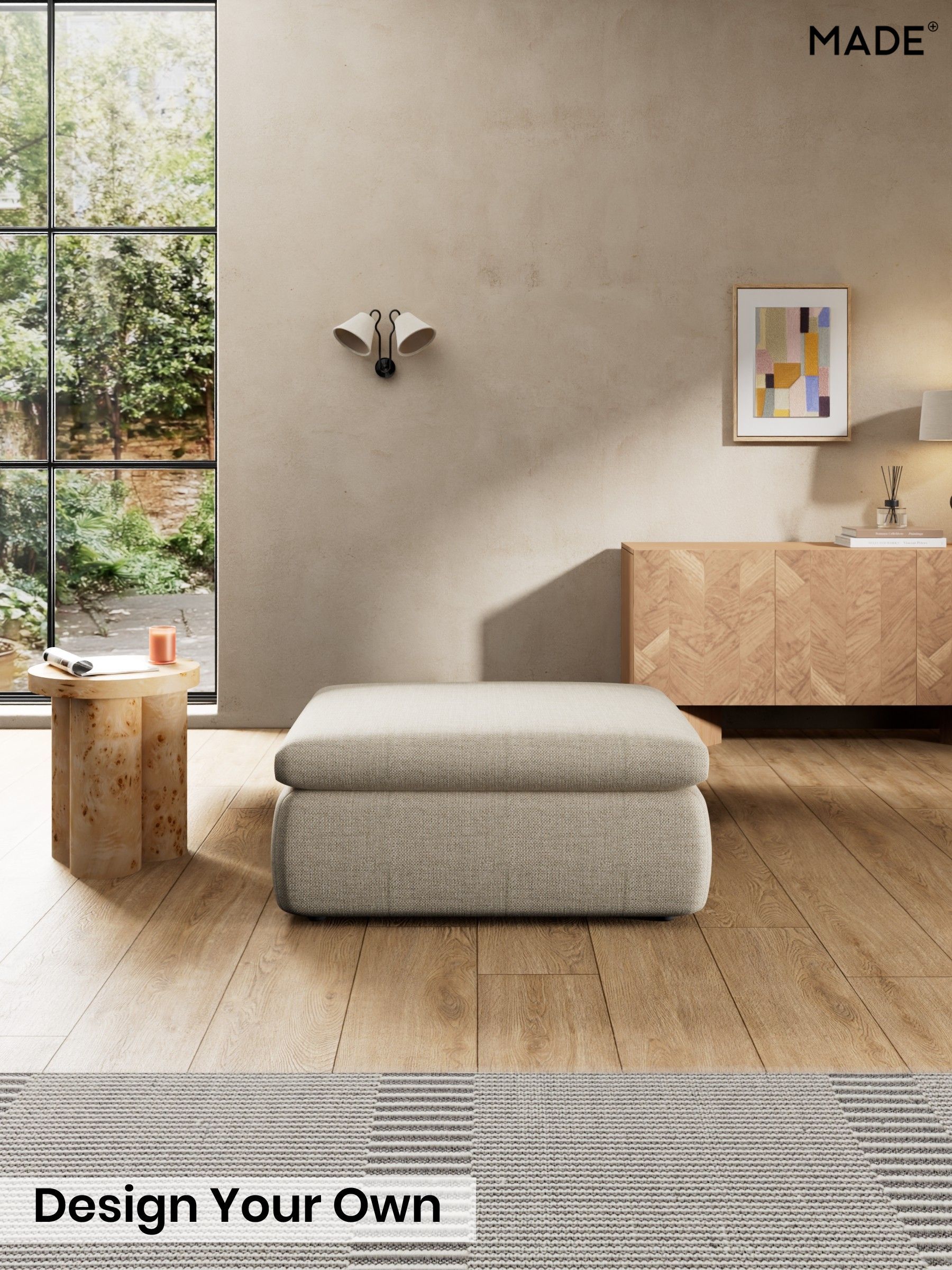 Basket Weave/Mid Natural - Jackson By Made