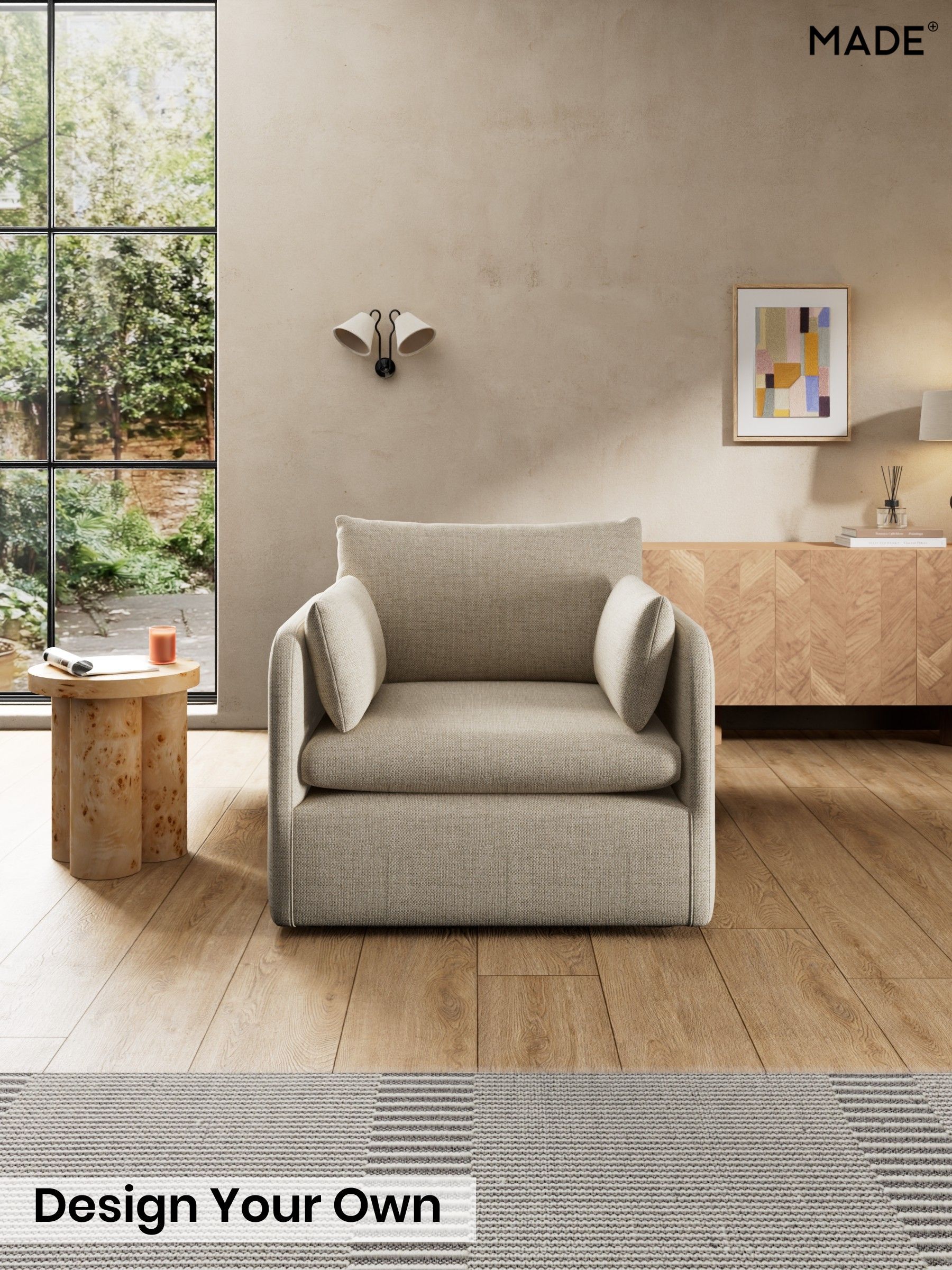 Basket Weave/Mid Natural - Jackson By Made