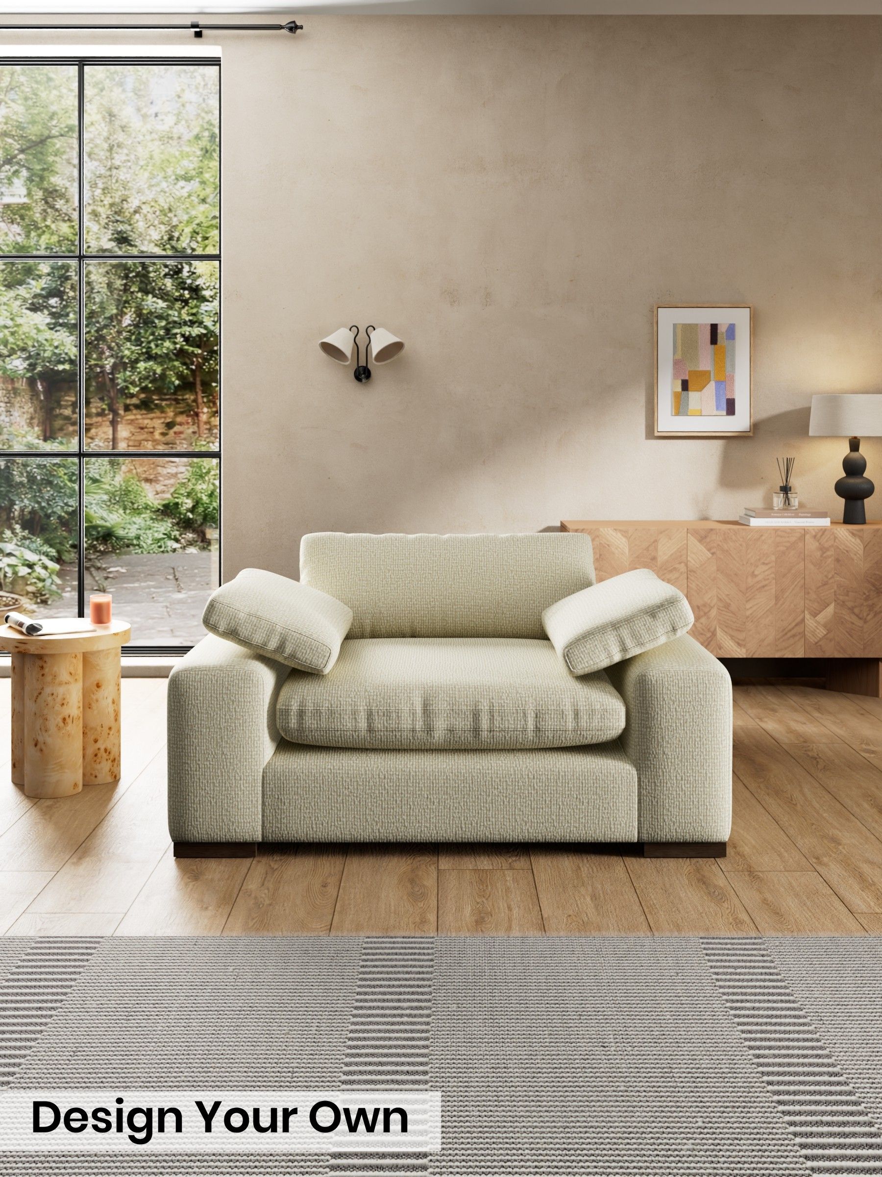 Tonal Boucle/Natural Oatmeal - Melbourne By Made