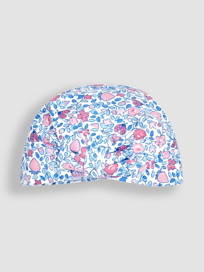 Pink Ladybird Floral Print Turban (Q80301) | £2
