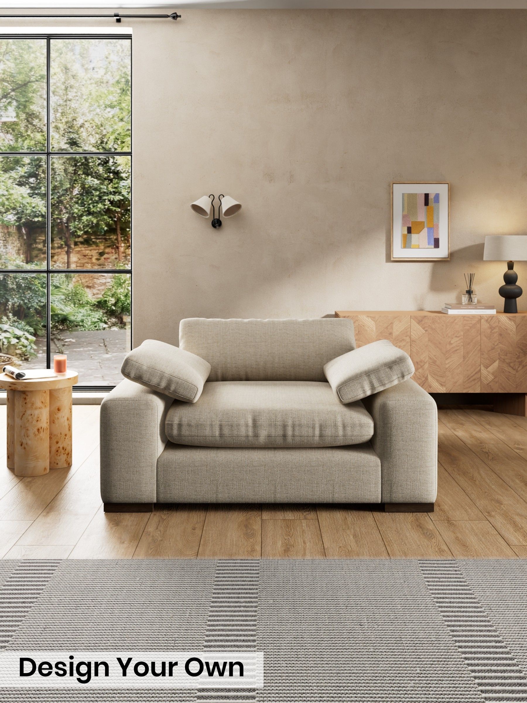 Basket Weave/Mid Natural - Melbourne By Made