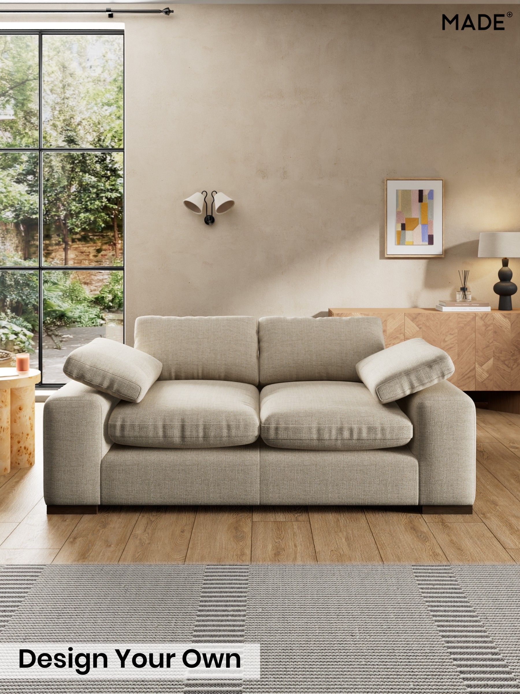 Basket Weave/Mid Natural - Melbourne By Made