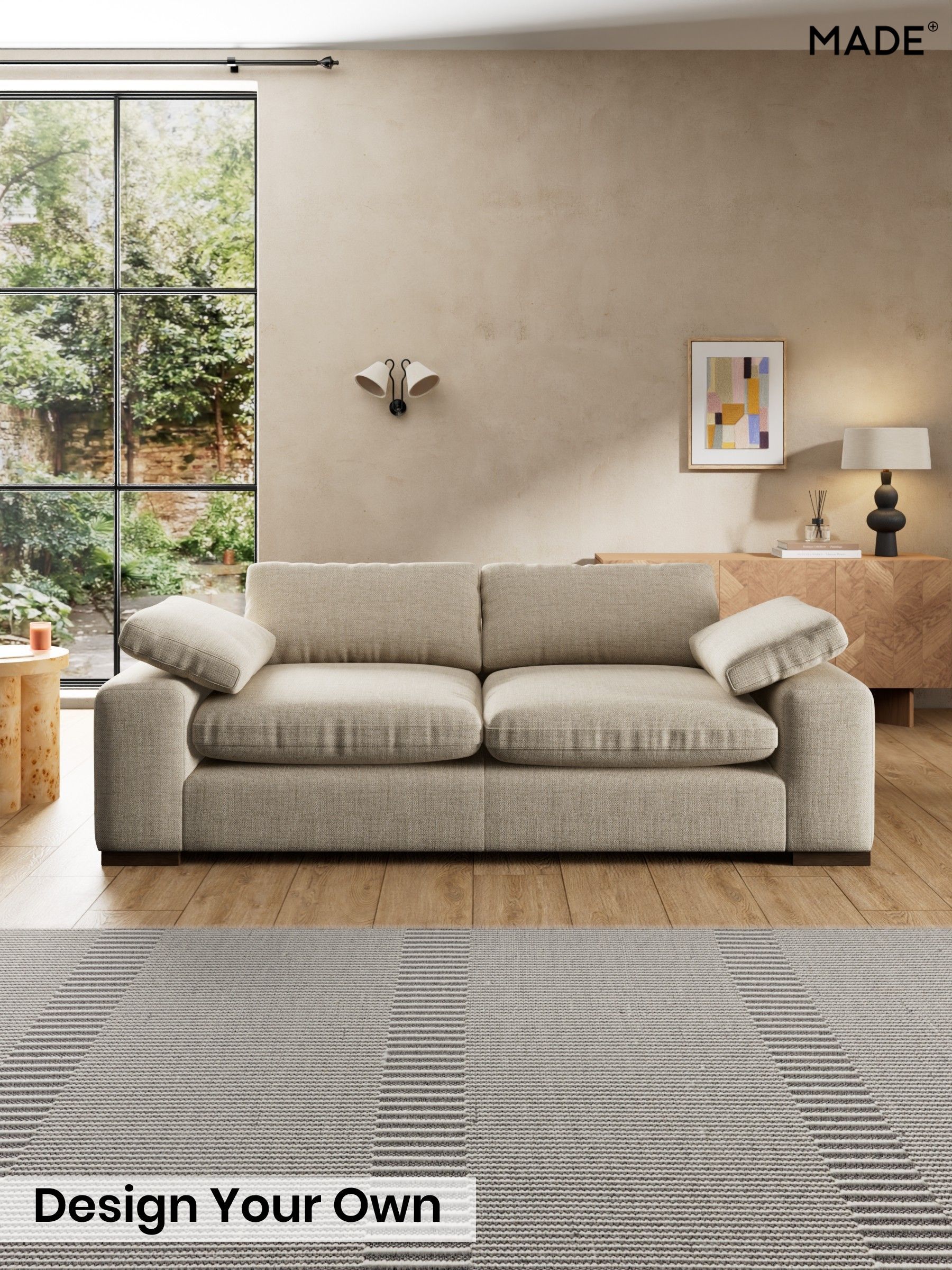 Basket Weave/Mid Natural - Melbourne By Made