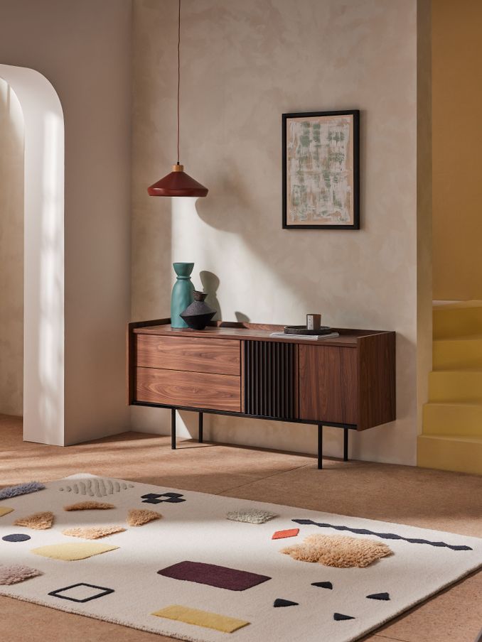 Blaze Large Sideboard in Dark Brown (Q82803) | £399