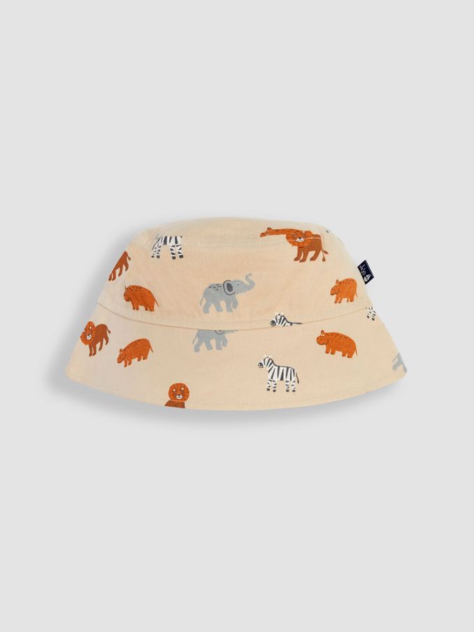 Safari Twill Sun Hat in Stone (Q83001) | £14