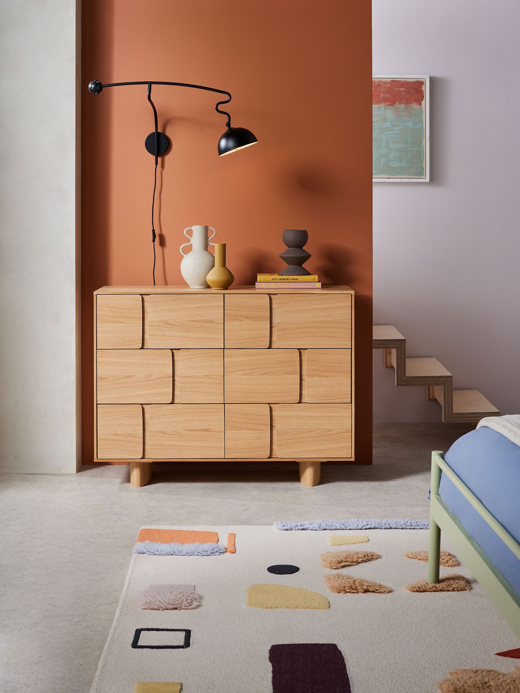 Cory Chest of 6 Drawer Drawers in Oak (Q83063) | £859