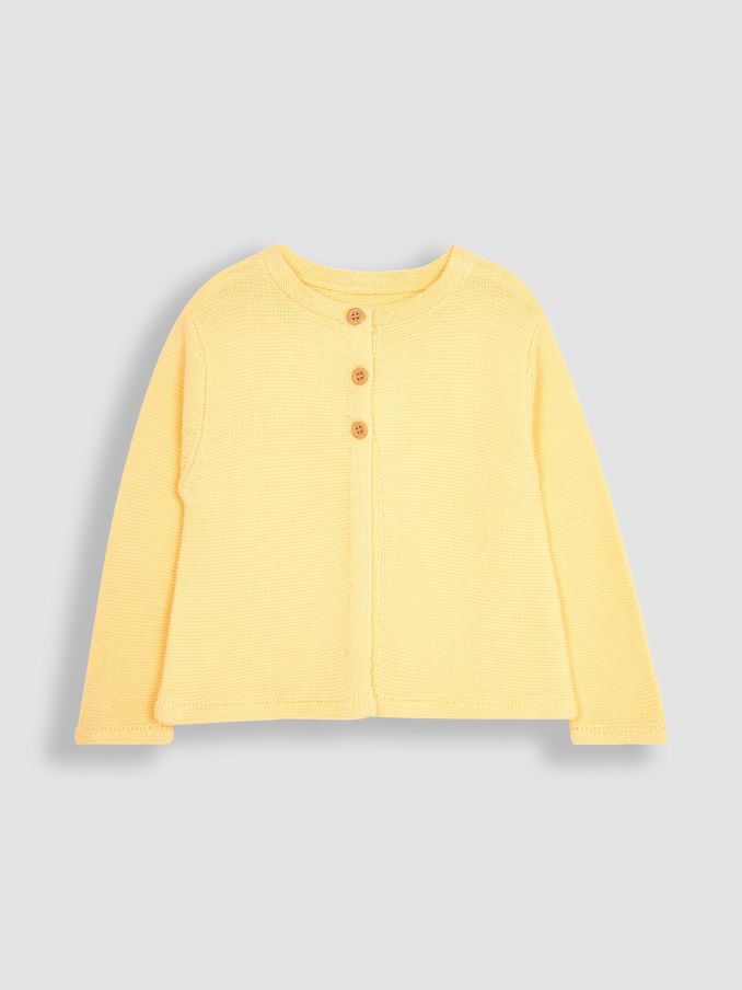 Yellow Cotton Cardigan (Q83156) | £9