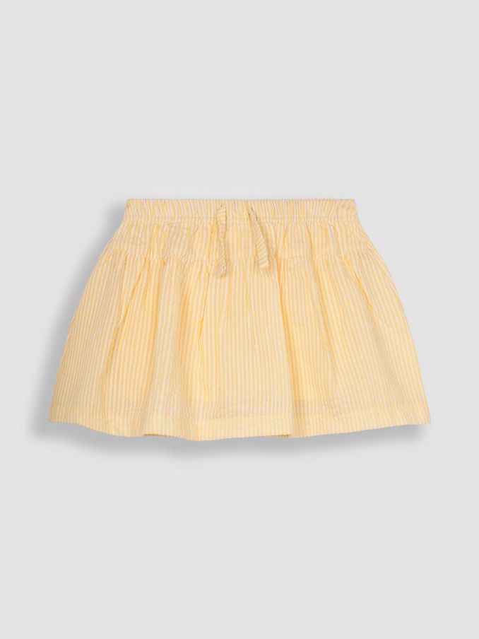 Yellow Seersucker Stripe Skort (Q83163) | £8