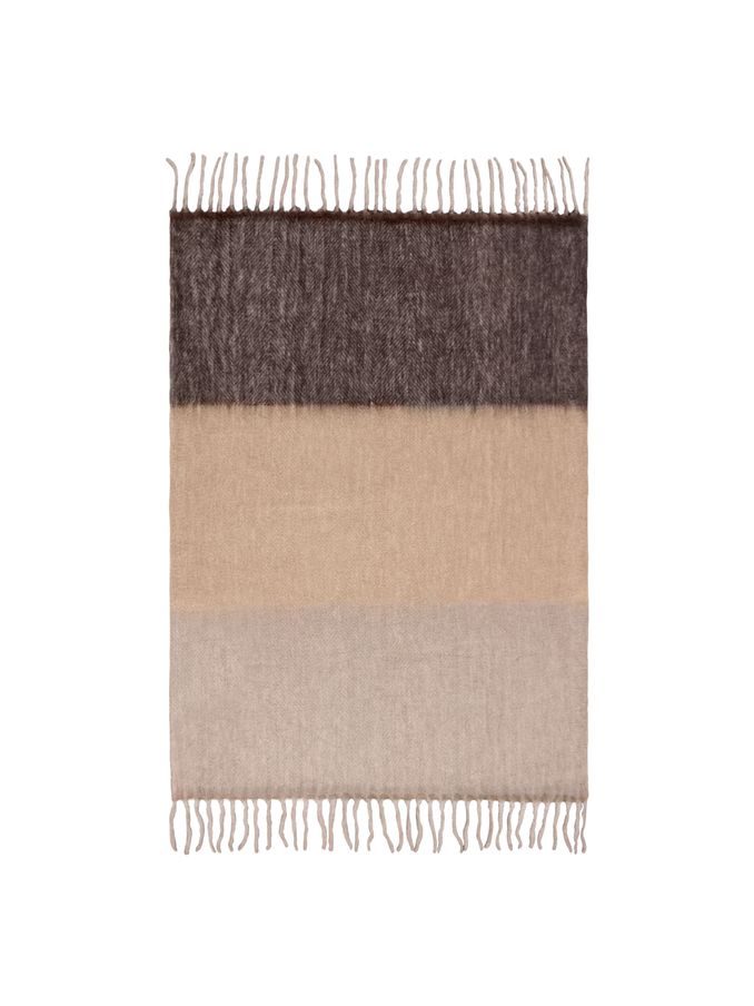 Yard Flint Grey Rawton Ombre Herringbone Throw (Q83686) | £54