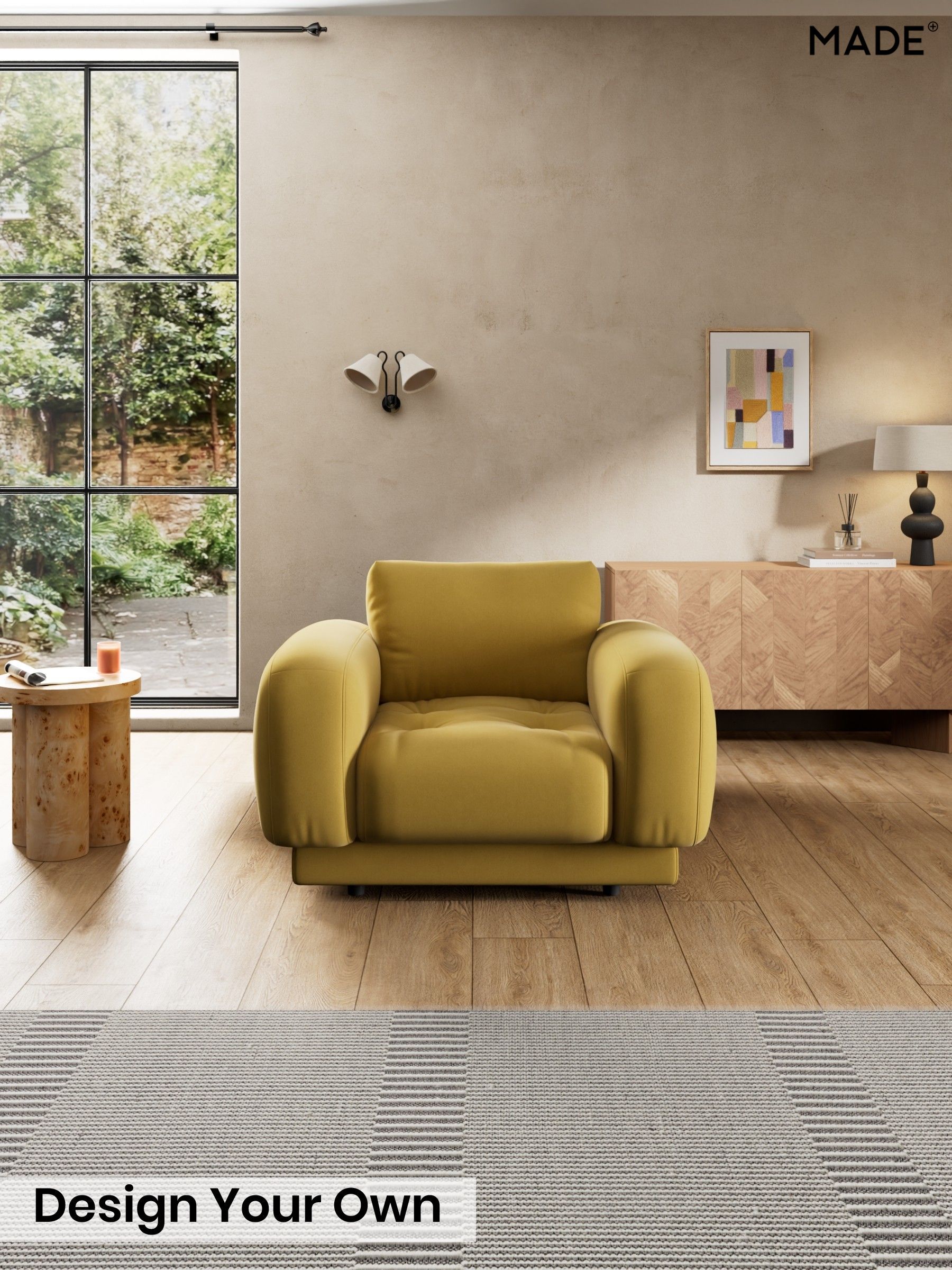 Cotton Velvet Blend/Honey Yellow - Flint By Made