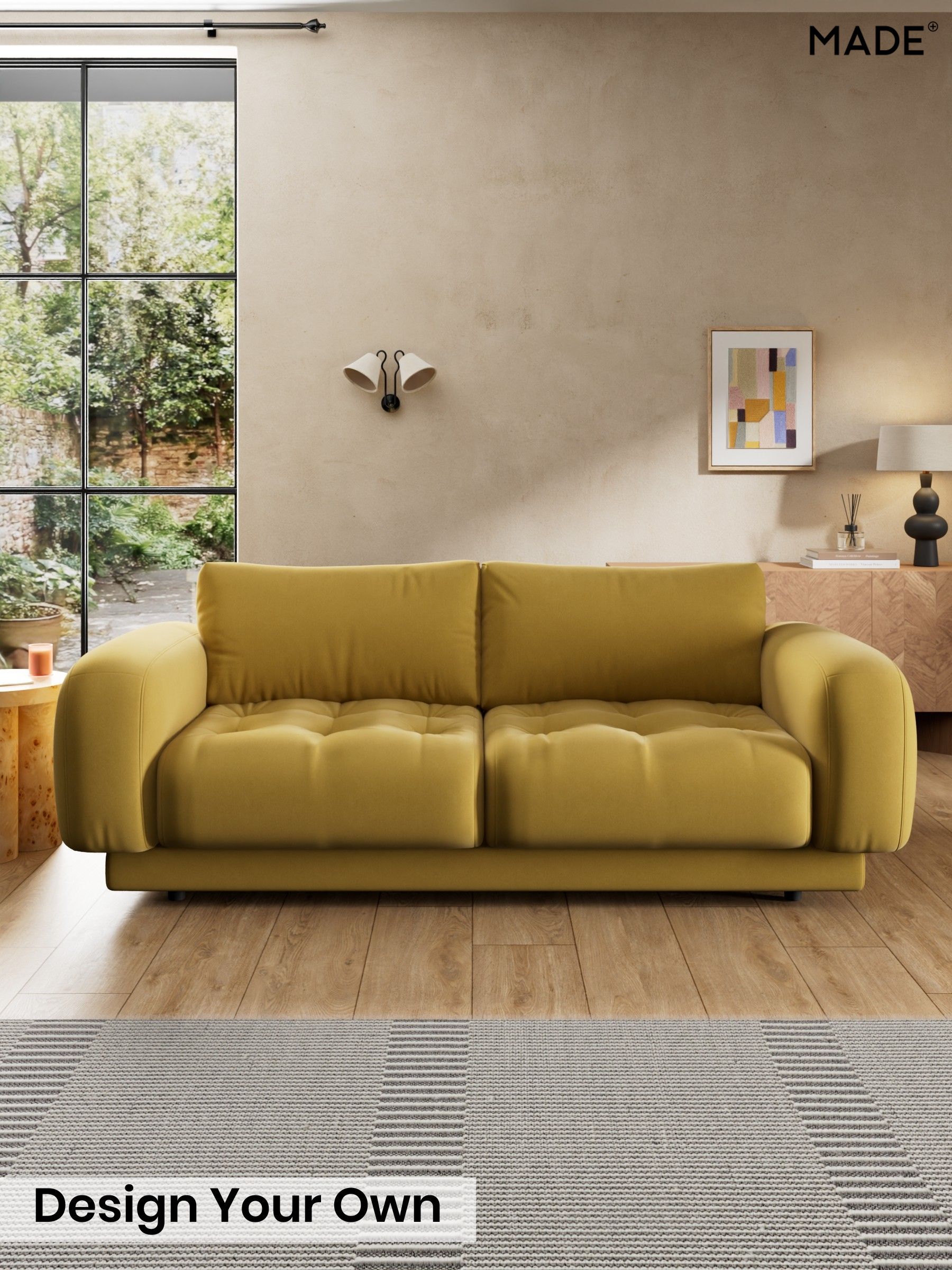 Cotton Velvet Blend/Honey Yellow - Flint By Made