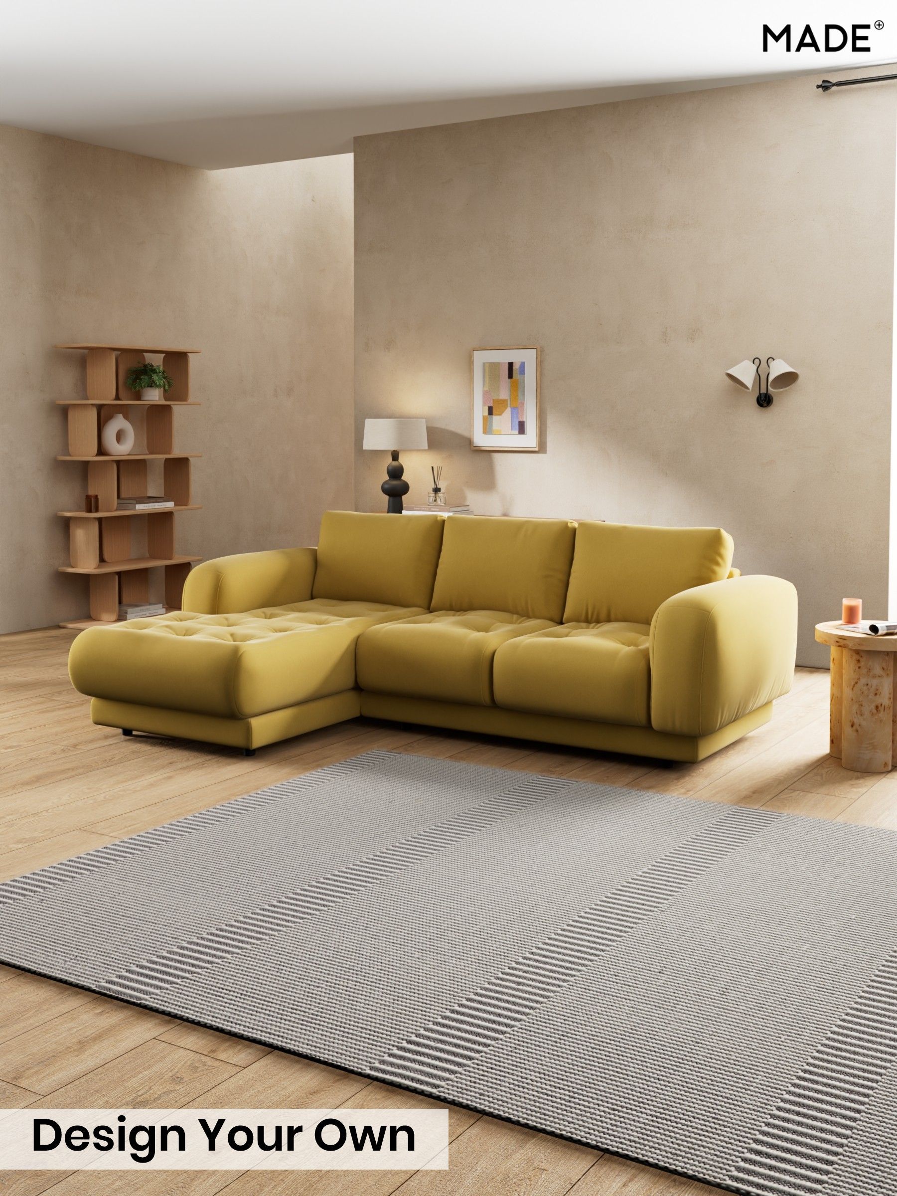 Cotton Velvet Blend/Honey Yellow - Flint By Made