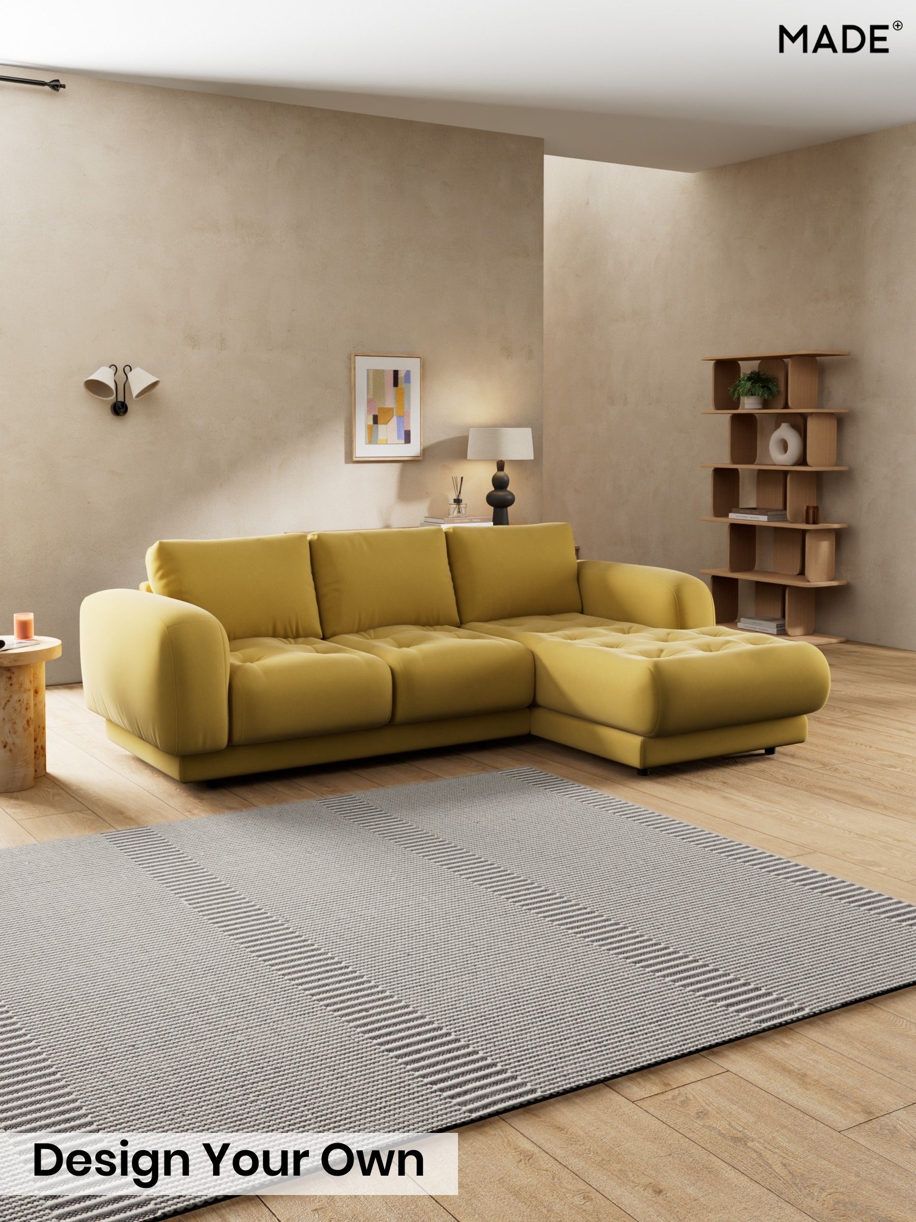 Cotton Velvet Blend/Honey Yellow - Flint By Made