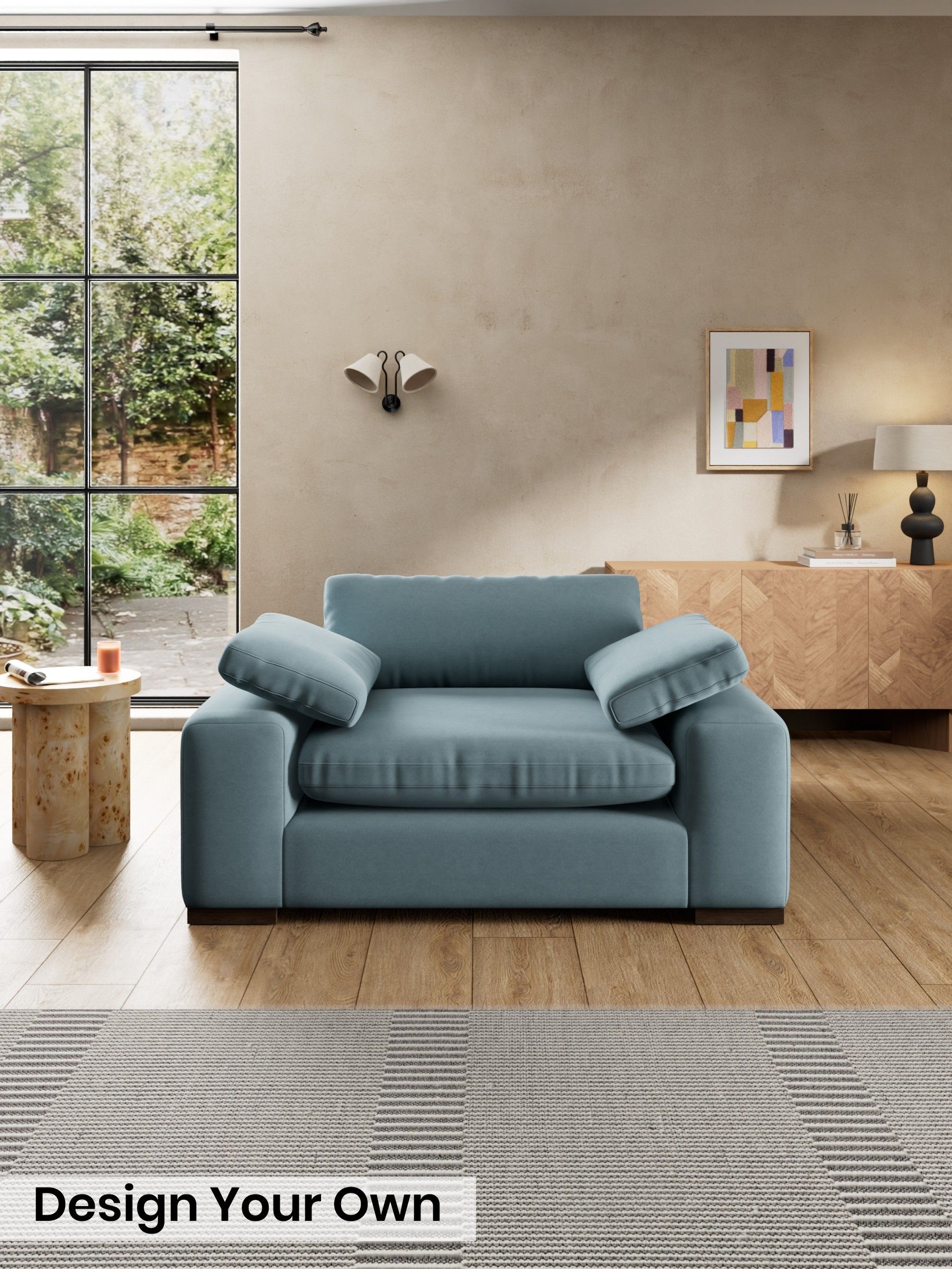 Cotton Velvet Blend/Denim Blue - Melbourne By Made
