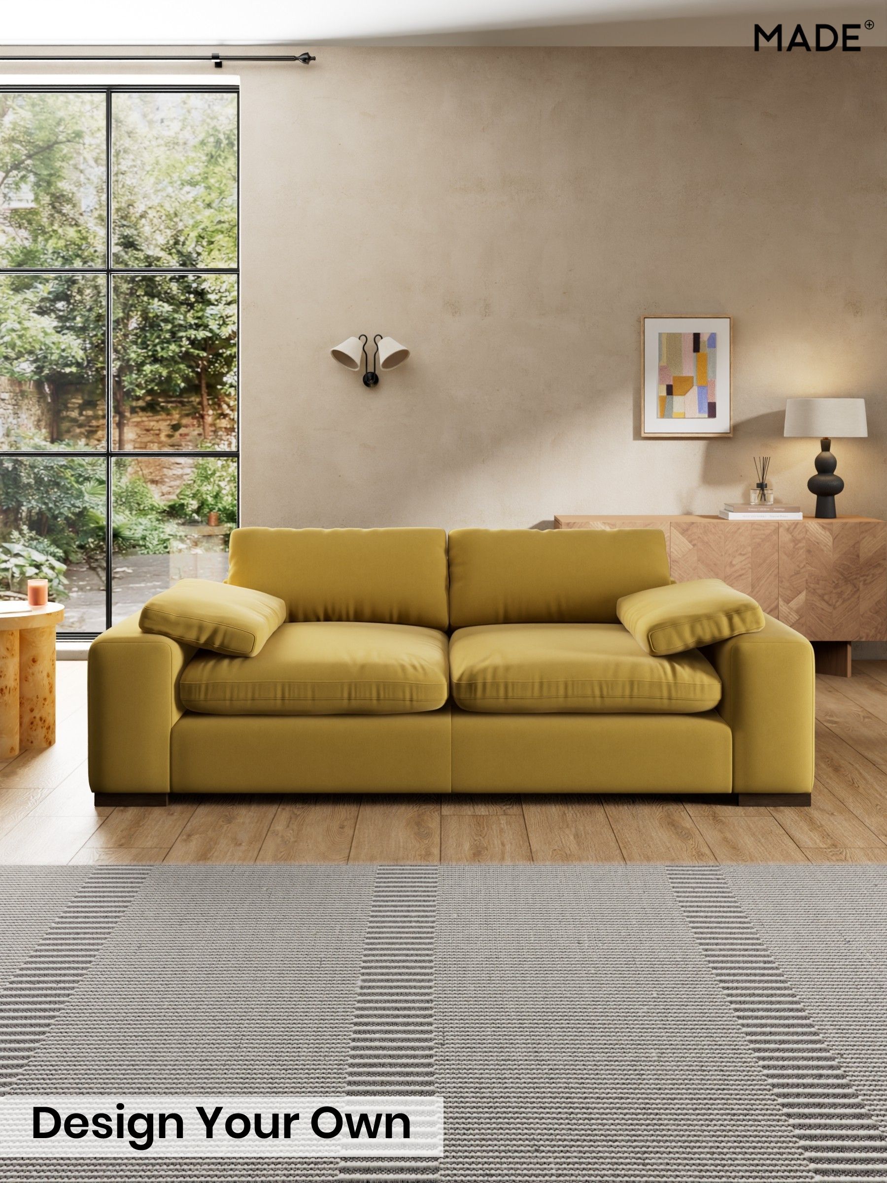 Cotton Velvet Blend/Honey Yellow - Melbourne Luxe By Made