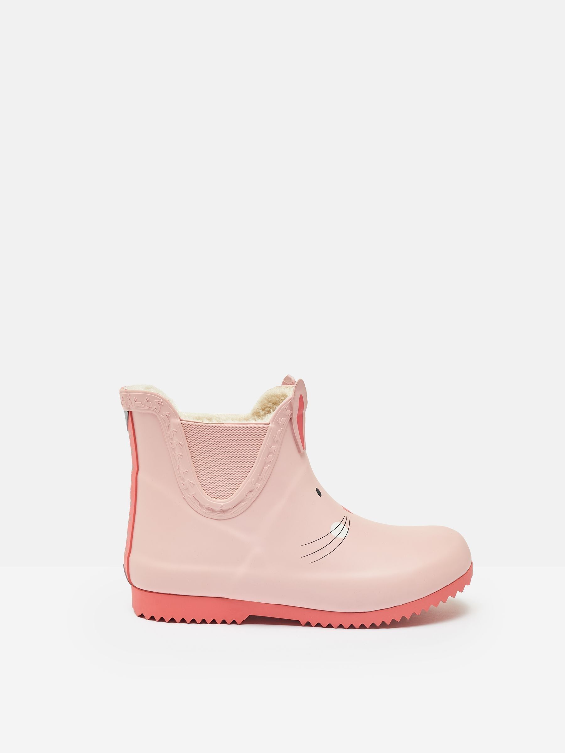 Kids' Pink Character Fleece Lined Ankle Wellies (Q87135) | £20