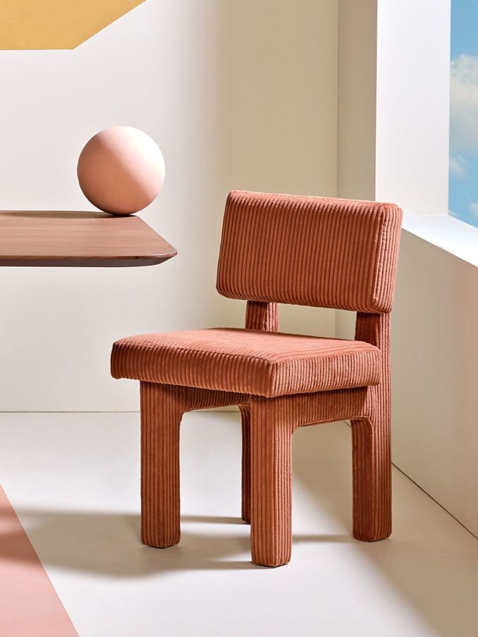 Set of 2 Savea Dining Chairs in Orange (Q87136) | £399