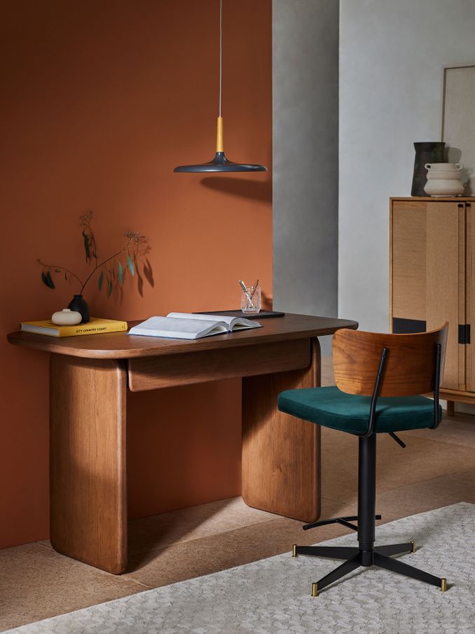 Nyla Desk in Dark Stain Oak (Q87864) | £599